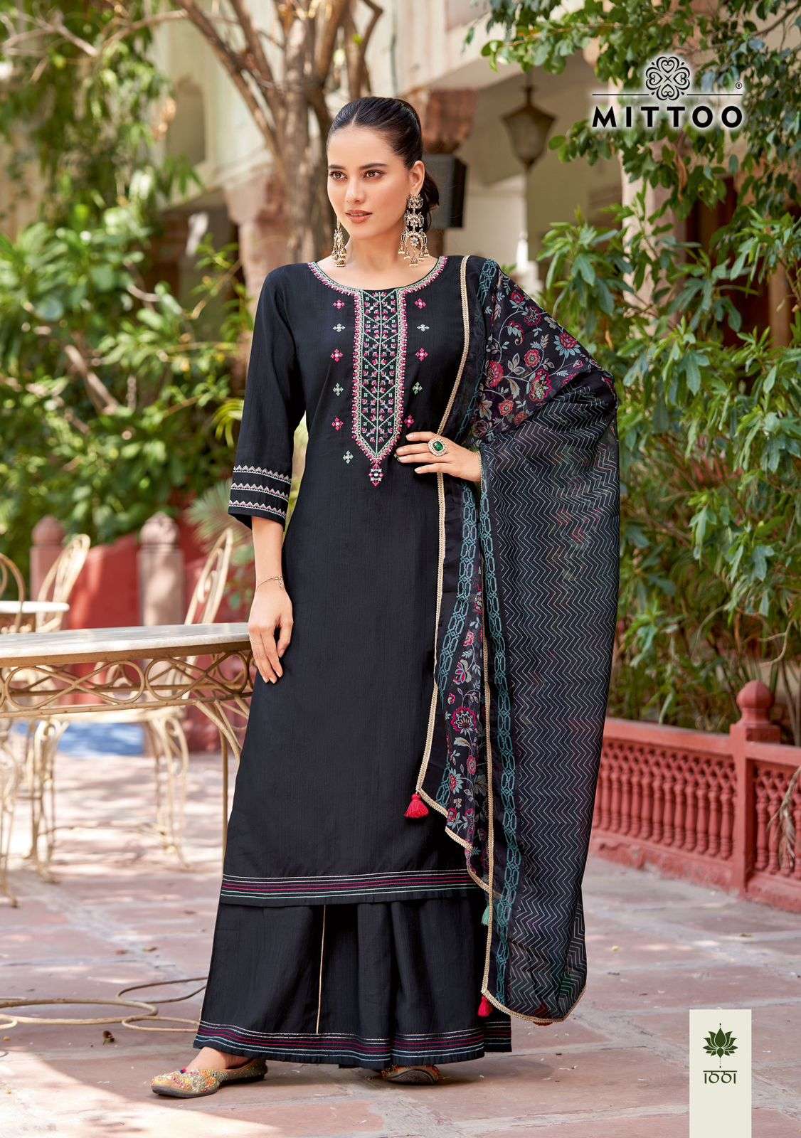 MITTOO VAIDEHI RAYON FANCY WORK LADIES SUIT
