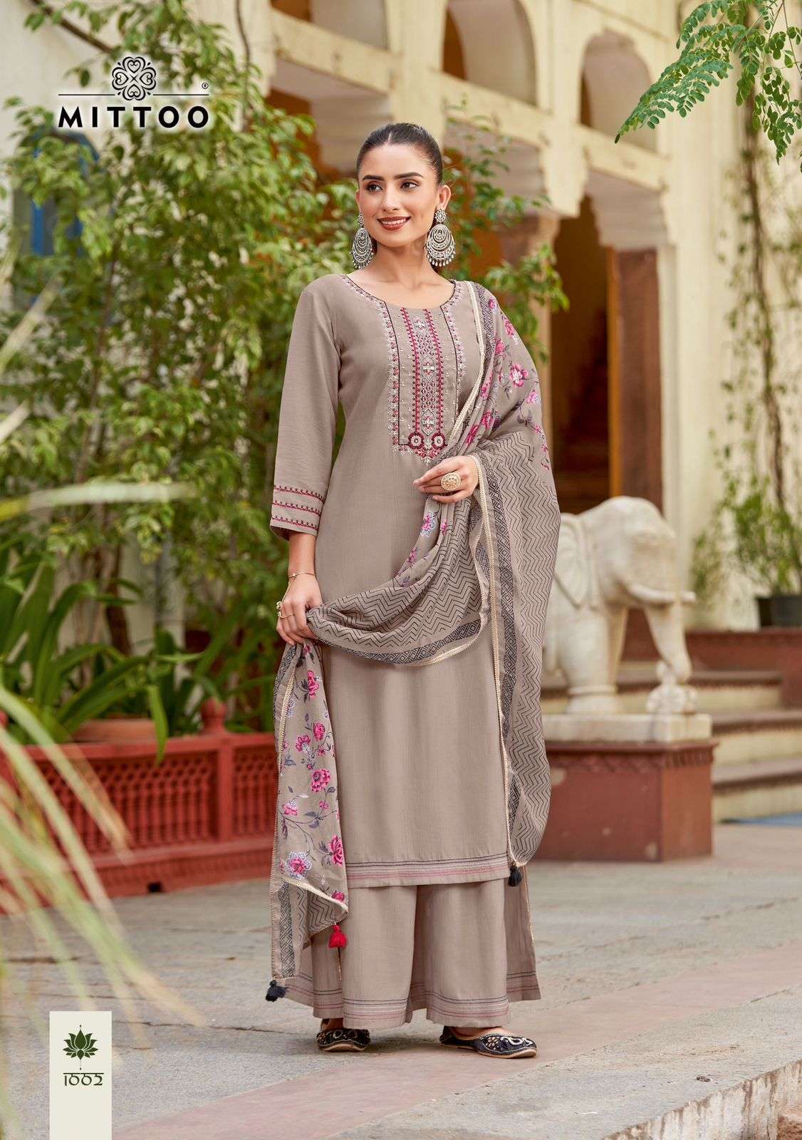 MITTOO VAIDEHI RAYON FANCY WORK LADIES SUIT