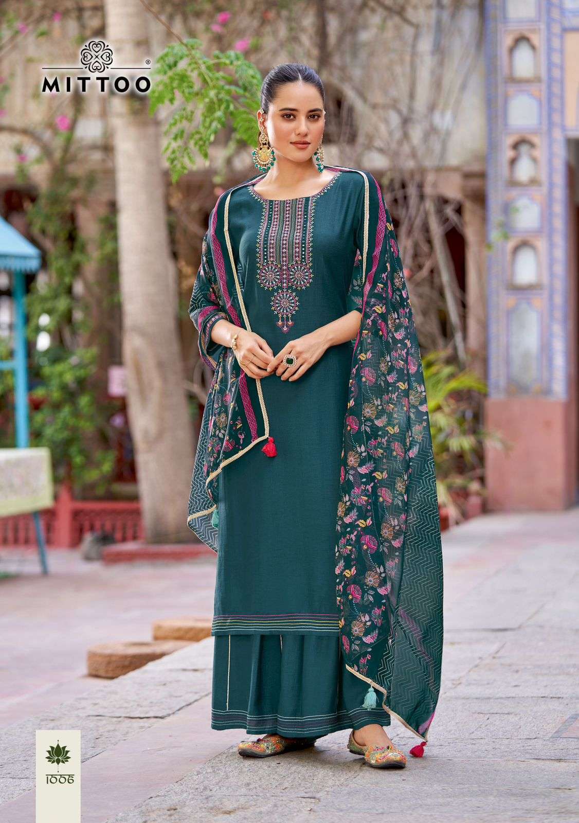 MITTOO VAIDEHI RAYON FANCY WORK LADIES SUIT