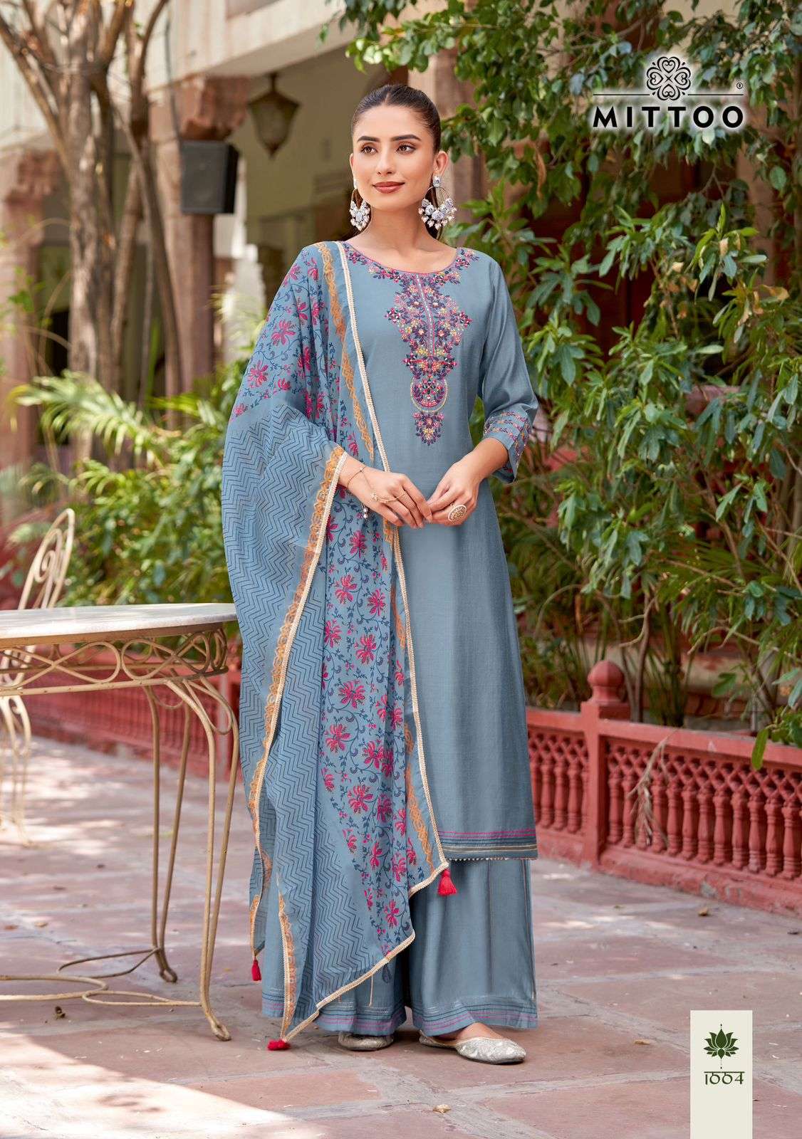 MITTOO VAIDEHI RAYON FANCY WORK LADIES SUIT