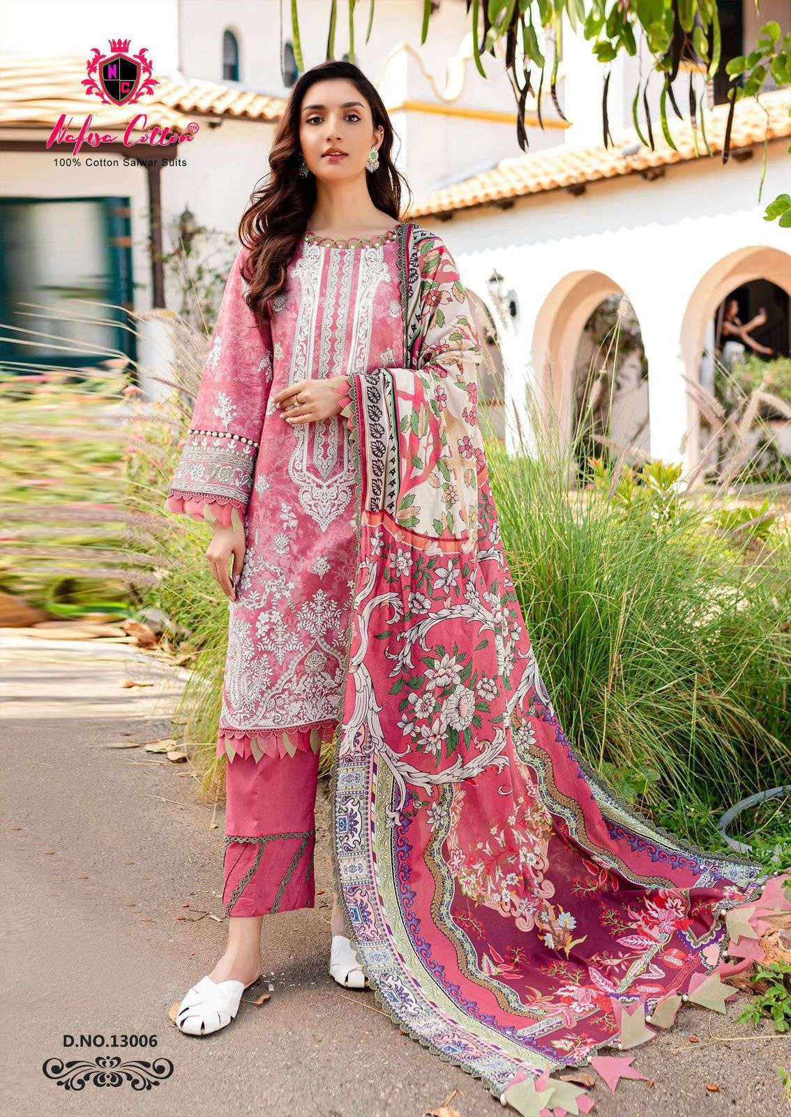 NAFISA COTTON MONSOON COTTON COLLECTION VOL 13 COTTON SALWAR SUIT