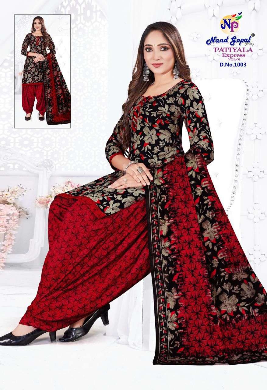 NAND GOPAL PATIYALA EXPRESS VOL 1 COTTON SALWAR SUIT