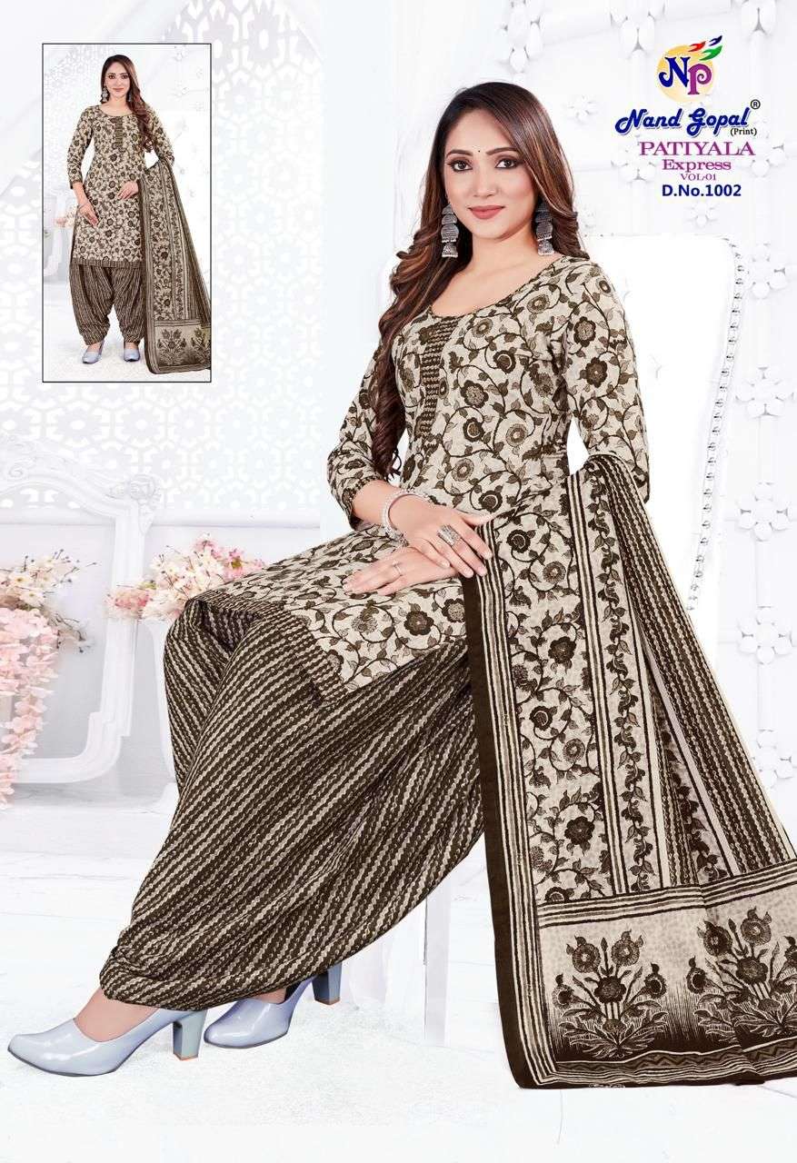 NAND GOPAL PATIYALA EXPRESS VOL 1 COTTON SALWAR SUIT