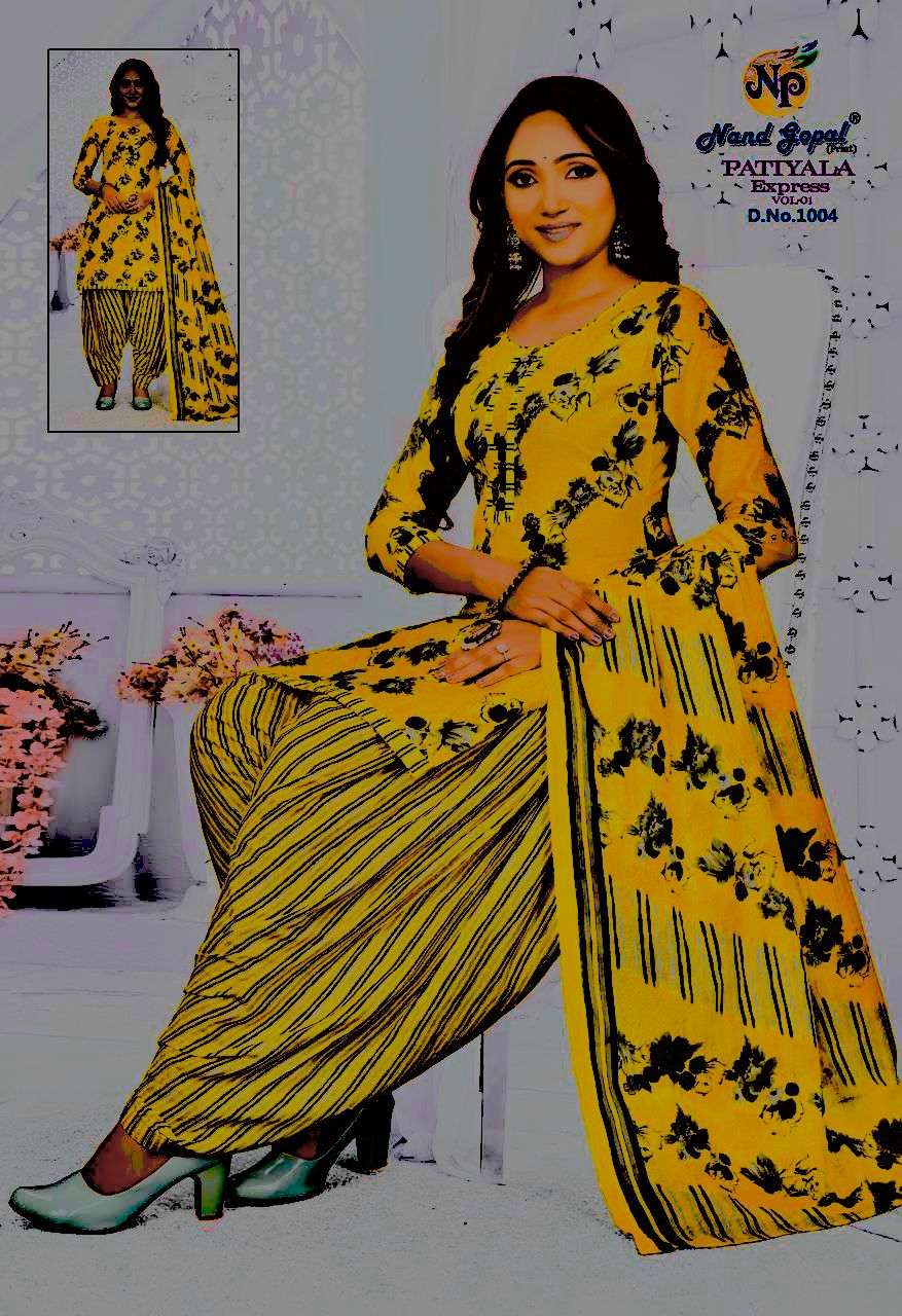 NAND GOPAL PATIYALA EXPRESS VOL 1 COTTON SALWAR SUIT