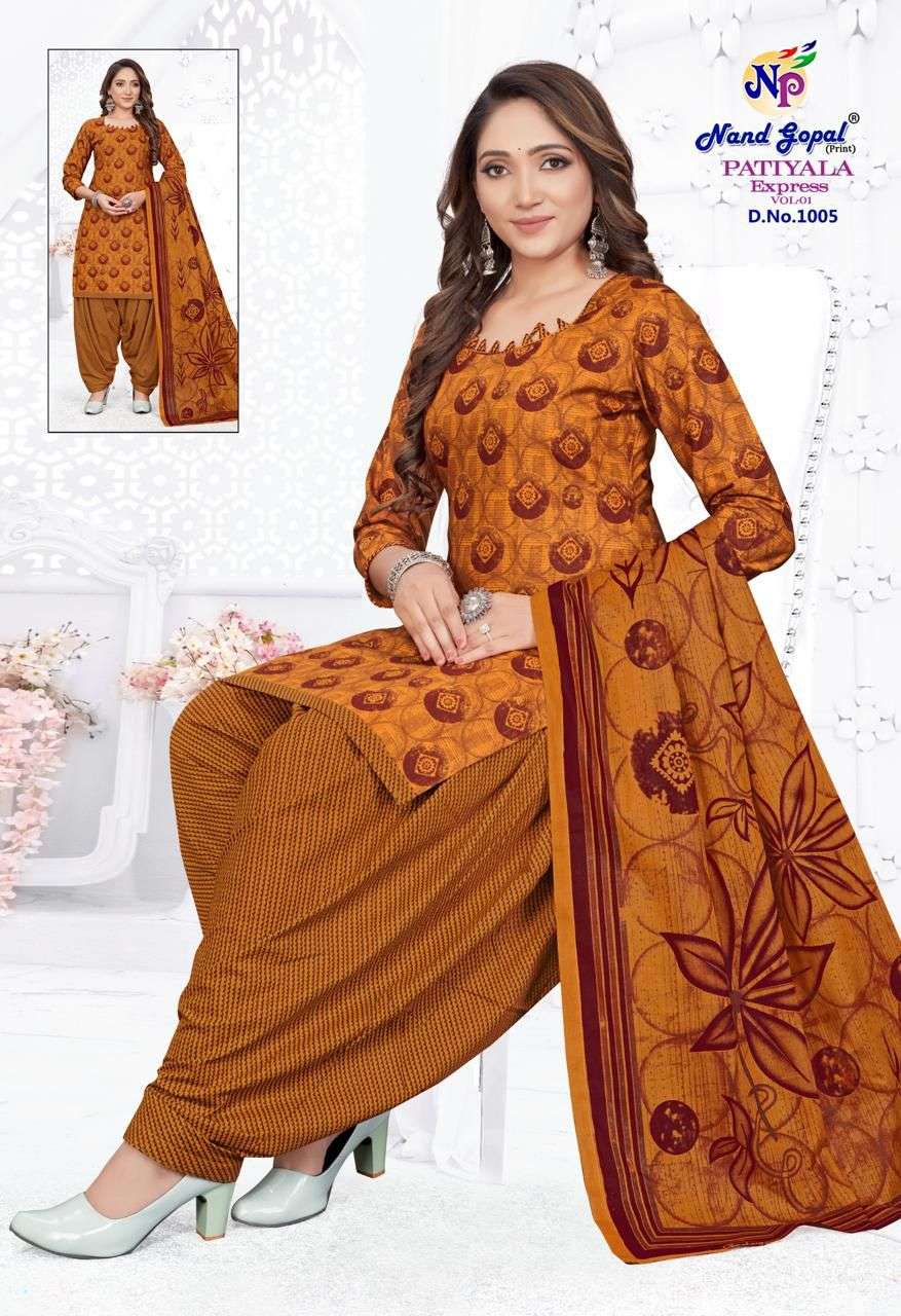 NAND GOPAL PATIYALA EXPRESS VOL 1 COTTON SALWAR SUIT