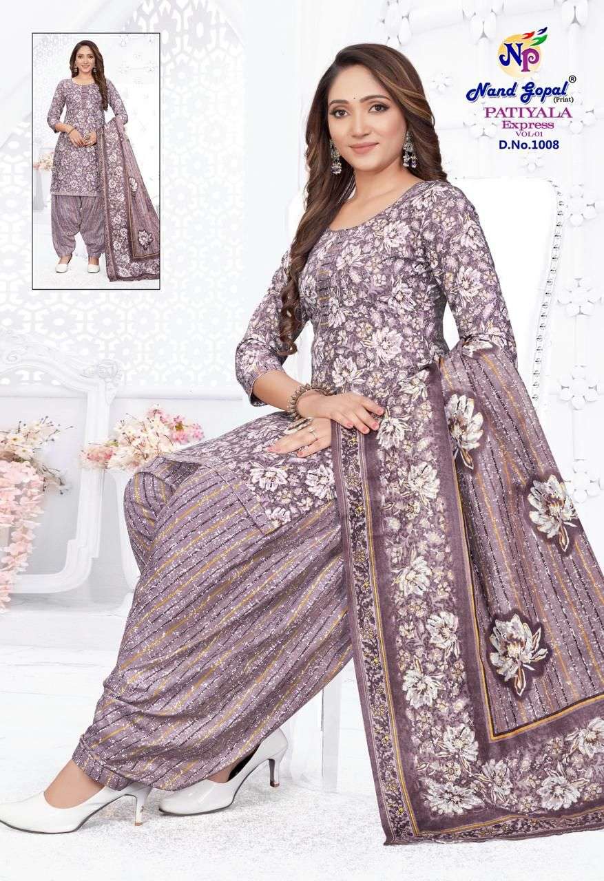 NAND GOPAL PATIYALA EXPRESS VOL 1 COTTON SALWAR SUIT
