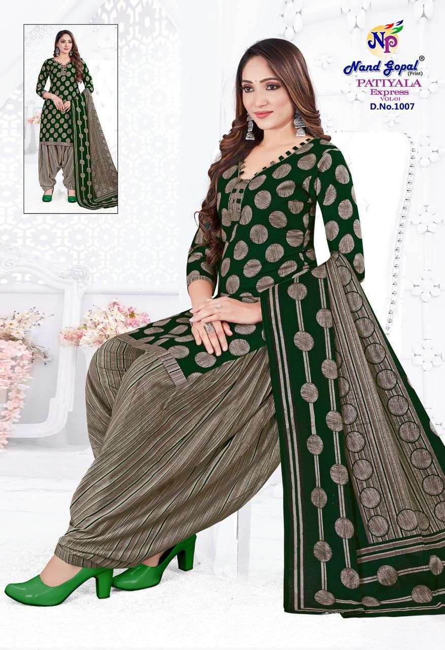 NAND GOPAL PATIYALA EXPRESS VOL 1 COTTON SALWAR SUIT
