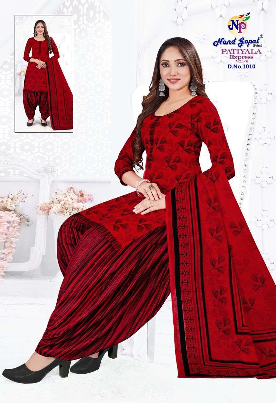 NAND GOPAL PATIYALA EXPRESS VOL 1 COTTON SALWAR SUIT
