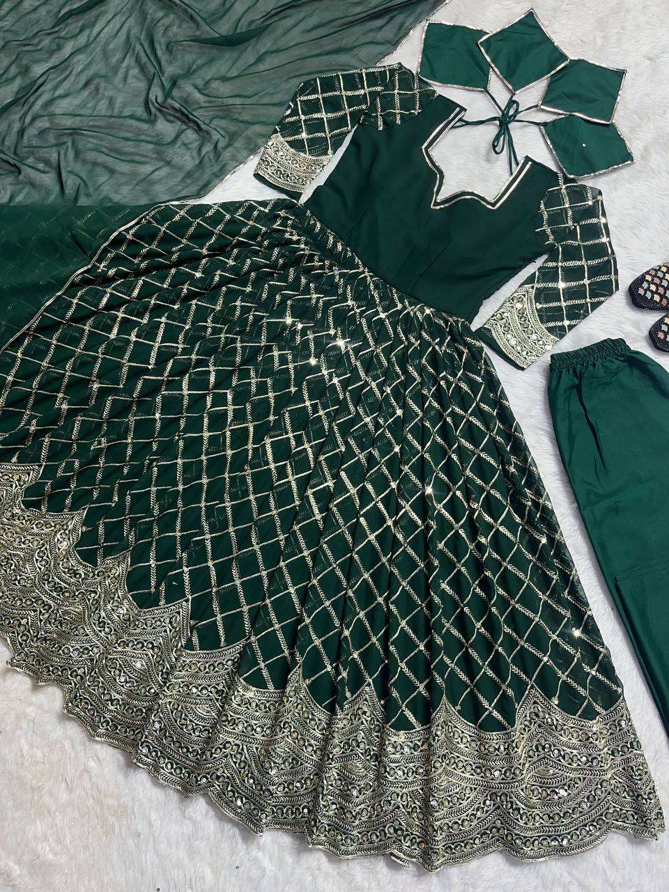 ND 5011 ANARKALI KURTI SET