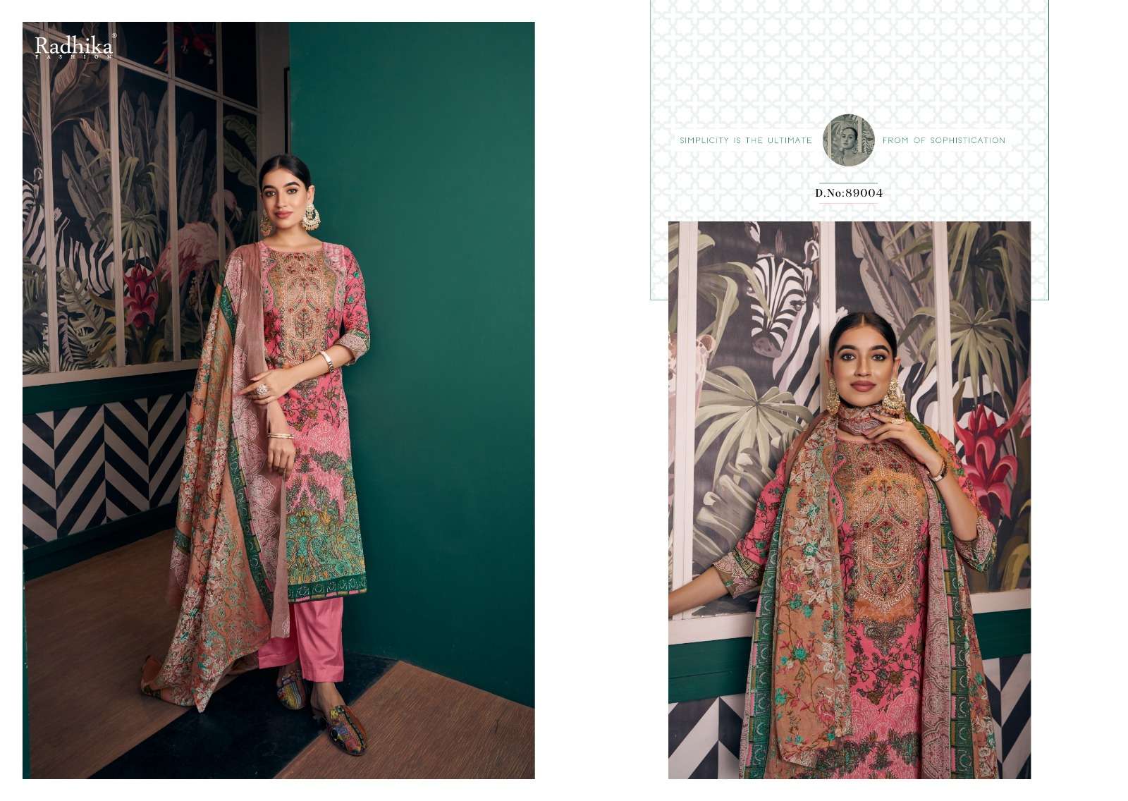 RADHIKA FASHION AZARA AFSHANA VOL 2 COTTON DESIGNER PRINT SUIT