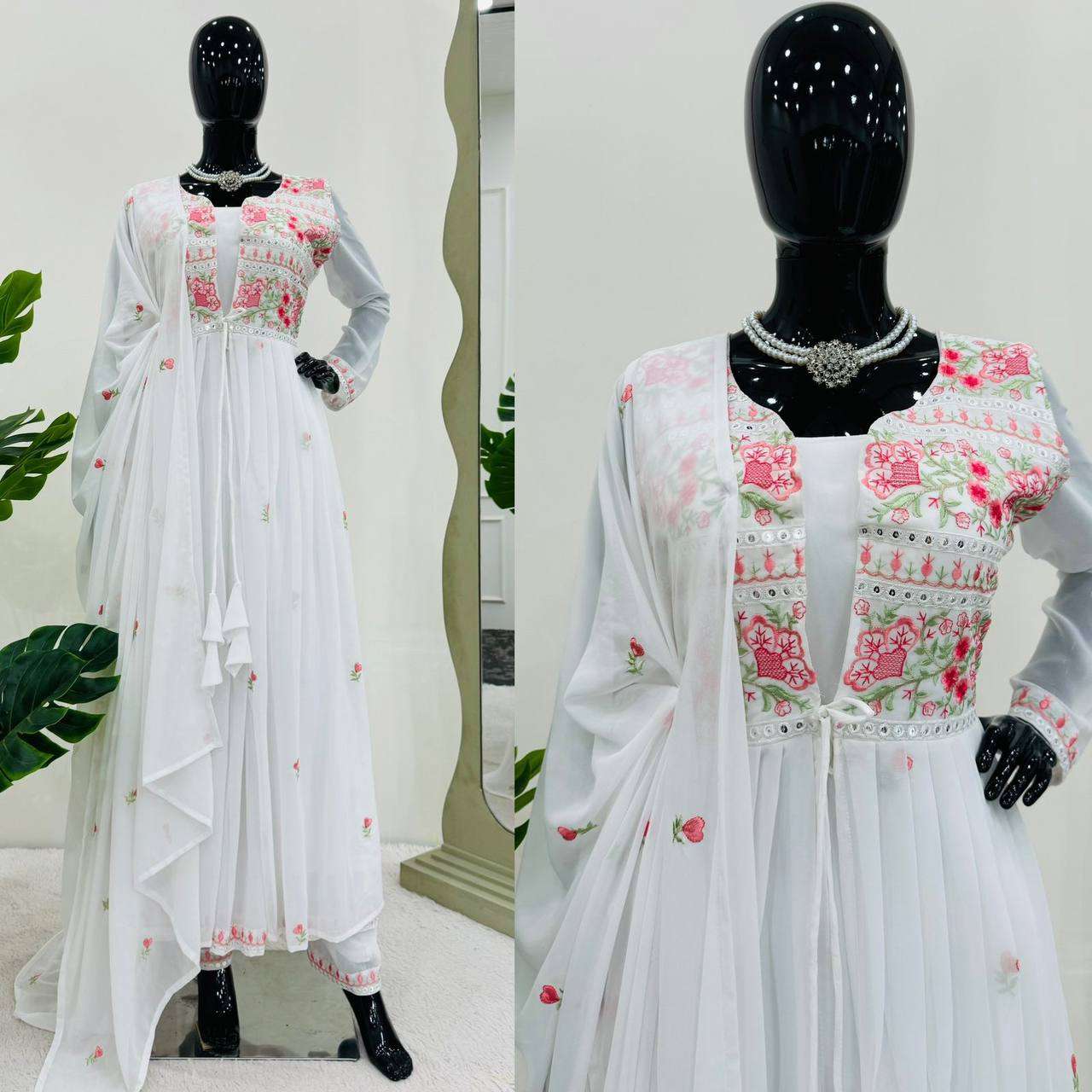 RTC 5714 KURTI SHRUG SET