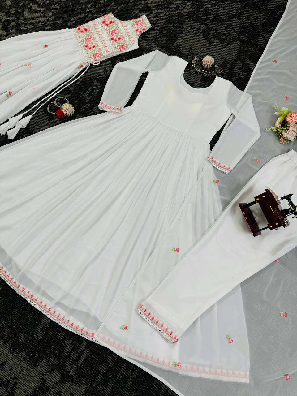 RTC 5714 KURTI SHRUG SET