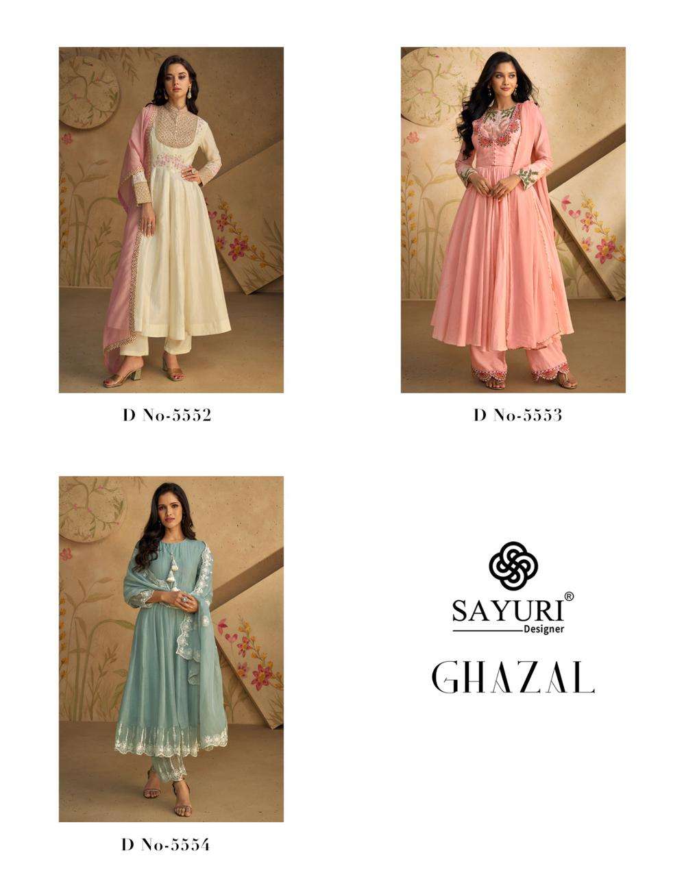 SAYURI DESIGNER GHAZAL HEAVY BEAUTIFUL DESIGNER PARTY WEAR SUIT