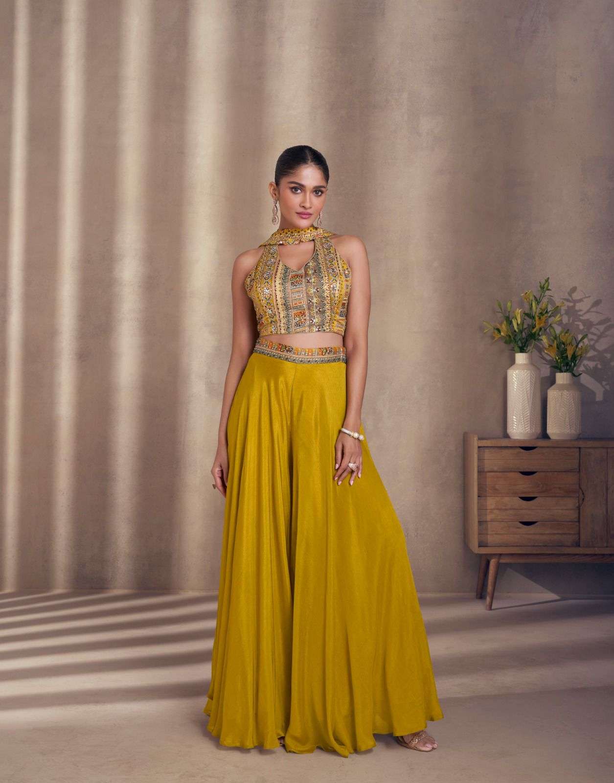 SAYURI DESIGNER NISHA SILK DESIGNER PARTY WEAR DRESS