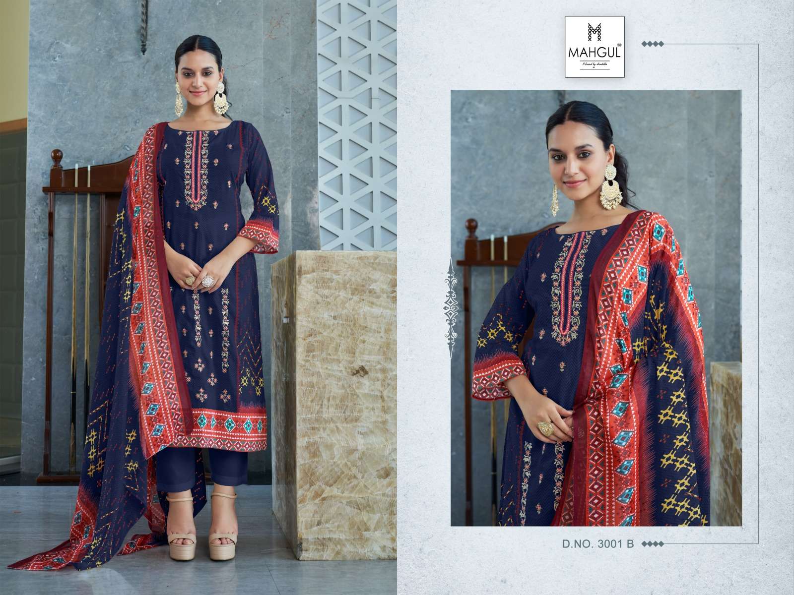 SHARADDHA DESIGNER MAHGUL BIN SAEED VOL 3 LAWN COTTON SUIT
