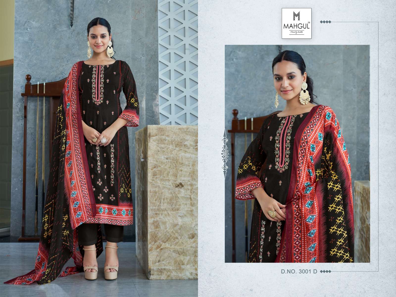SHARADDHA DESIGNER MAHGUL BIN SAEED VOL 3 LAWN COTTON SUIT