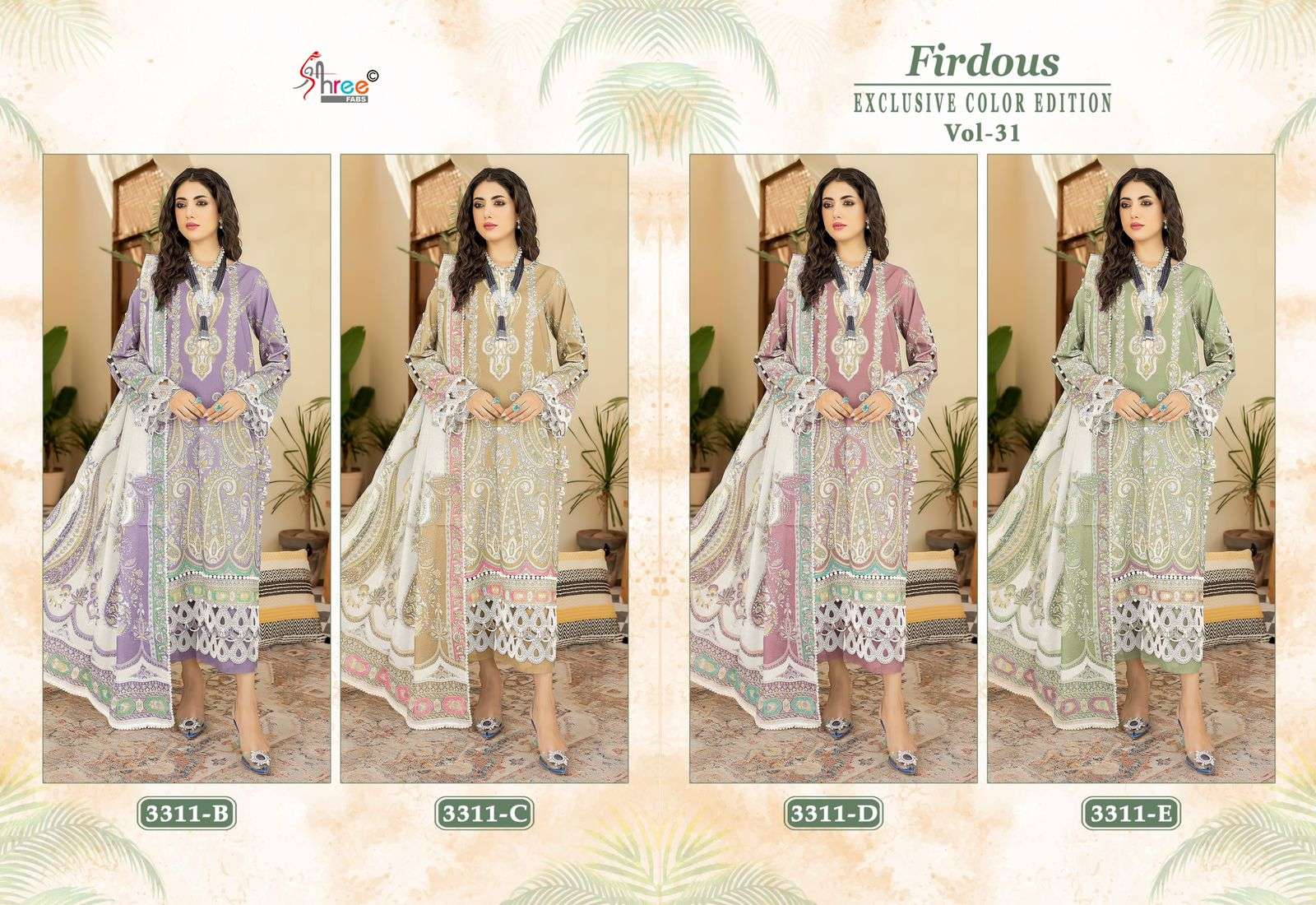 SHREE FABS FIRDOUS EXCLUSIVE COLOR EDITION VOL 31 SALWAR KAMEEZ 