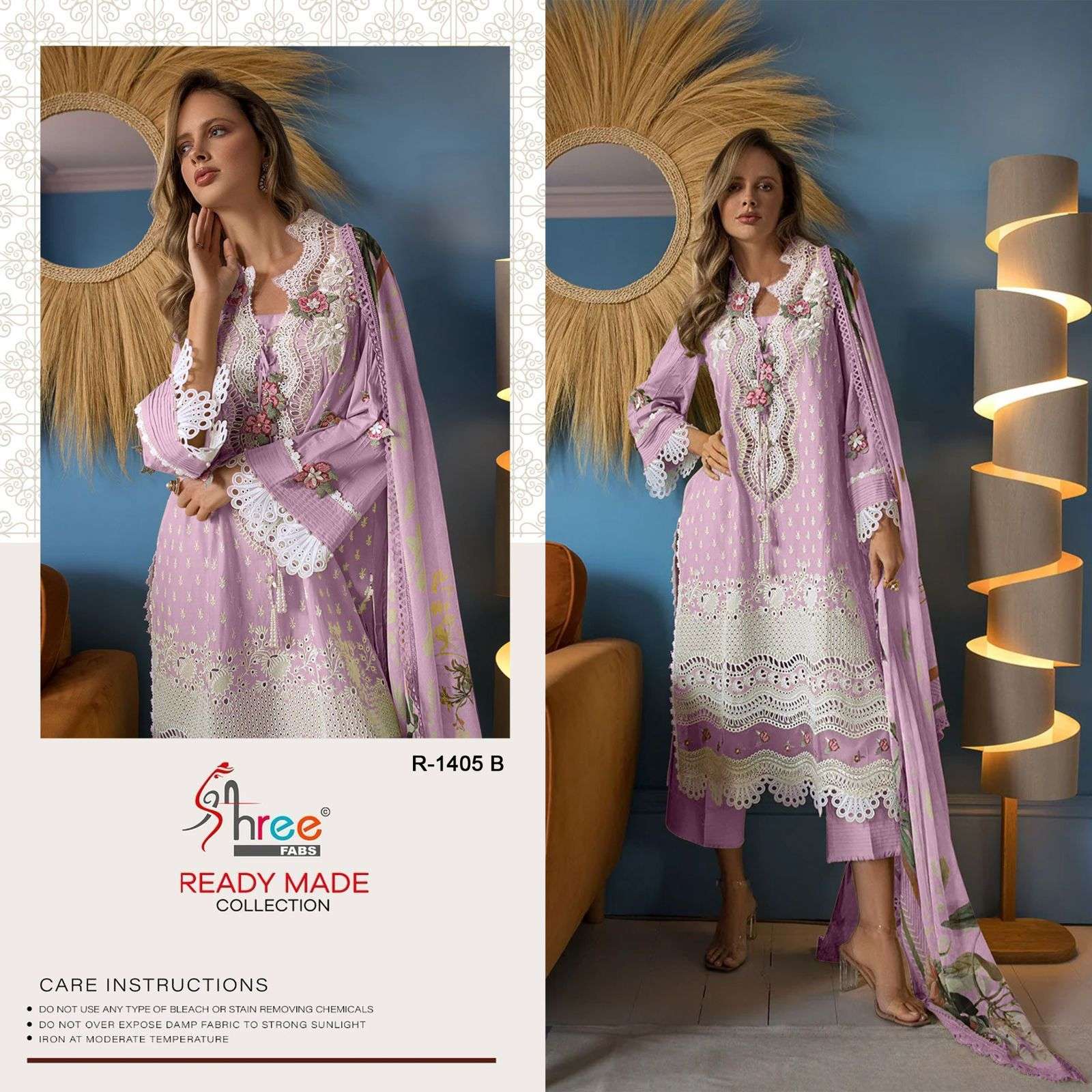SHREE FABS R 1405 COTTON KASHMIRI EMBROIDERY WORK SUIT