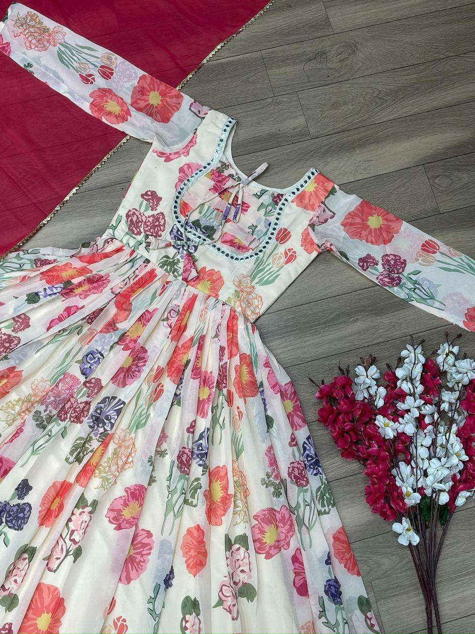 TAPI 144 GOWN DUPATTA