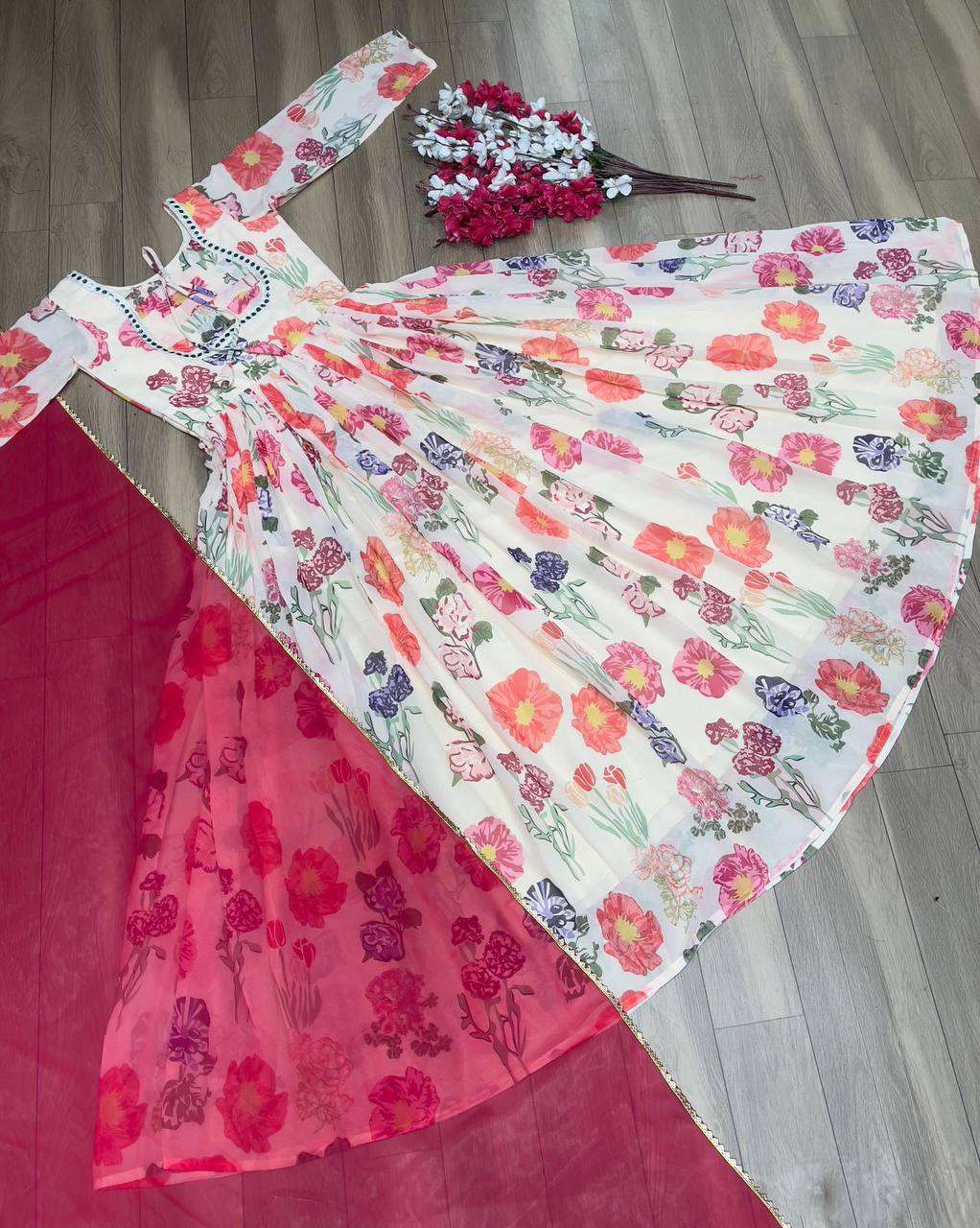 TAPI 144 GOWN DUPATTA