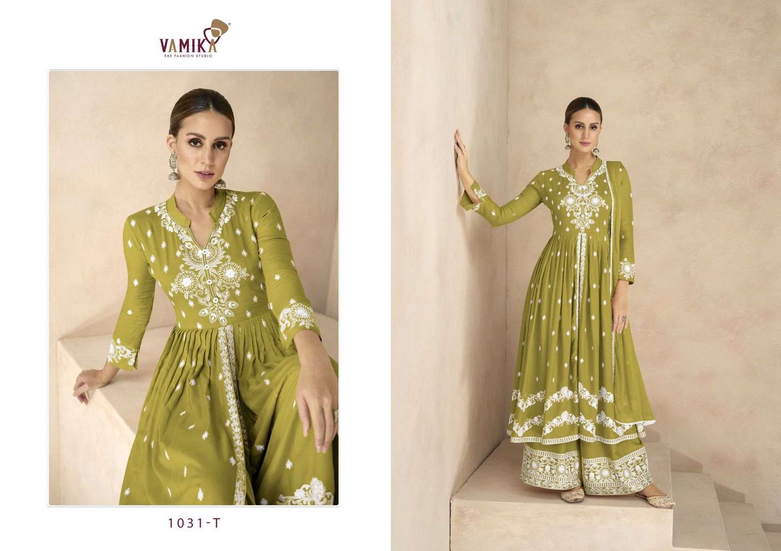VAMIKA LAKHNAVI VOL 6 PLATINUM HEAVY DESIGNER PARTY WEAR SUIT