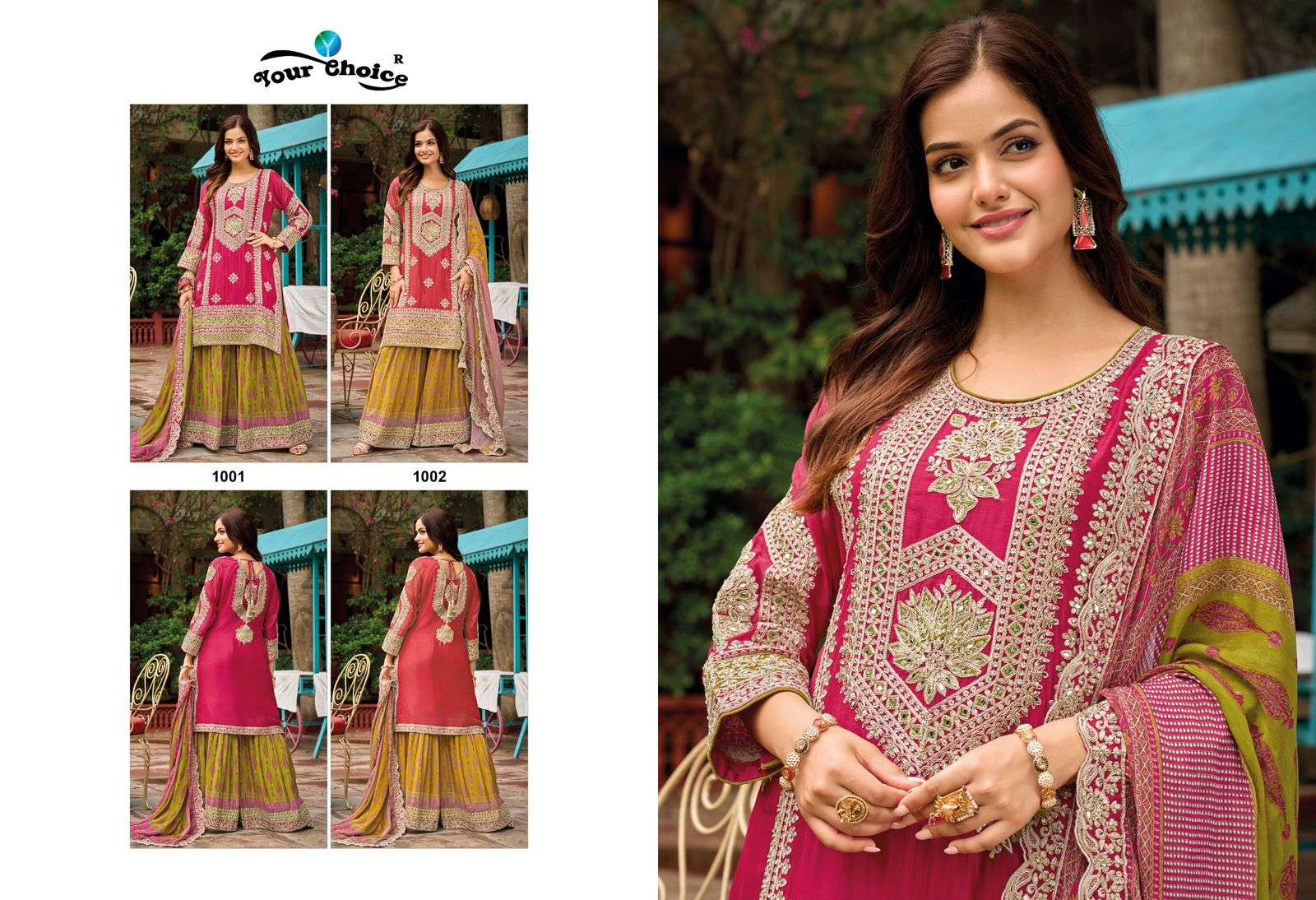 YOUR CHOICE KELLY HEAVY DESIGNER PARTY WEAR SUIT