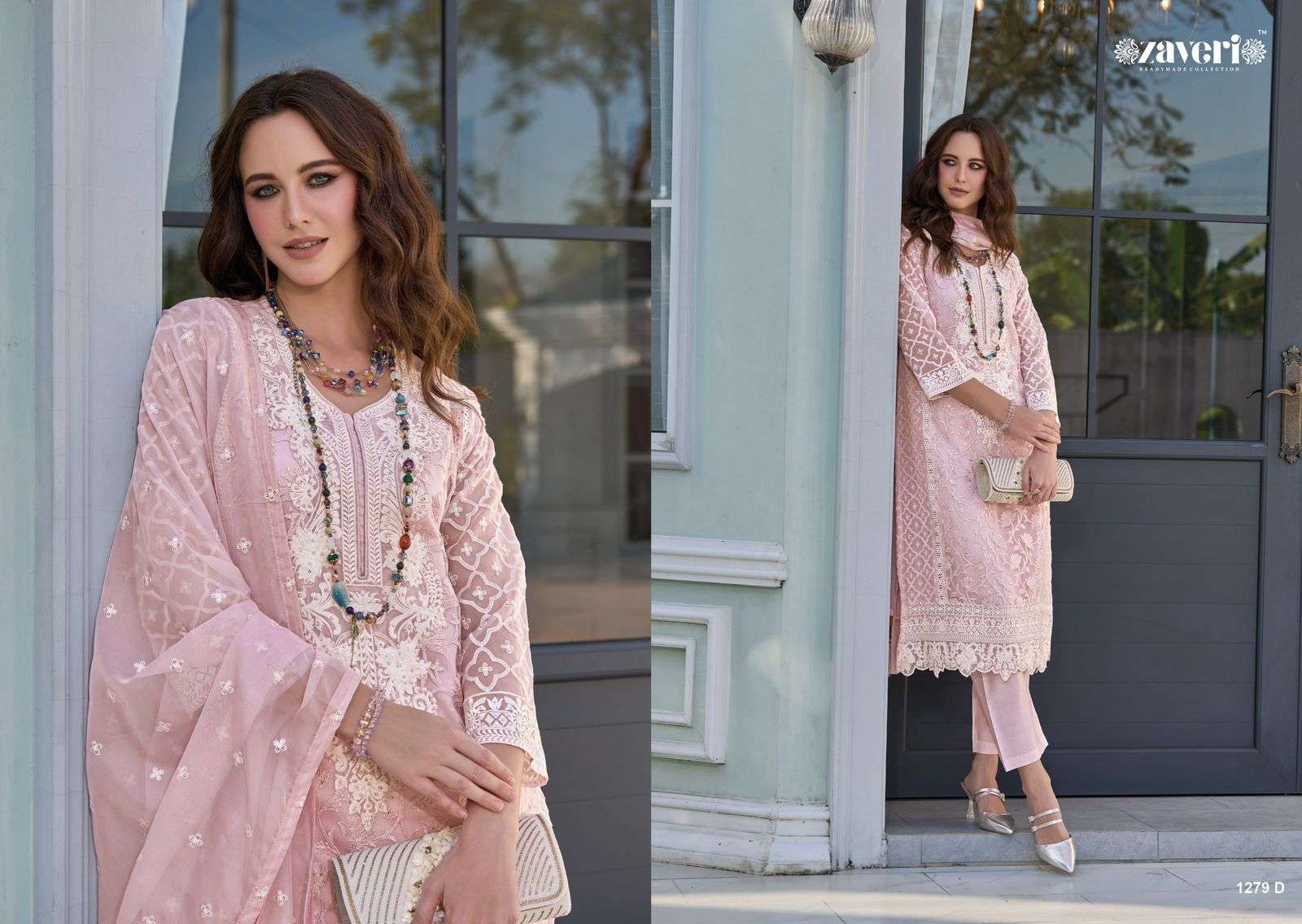 ZAVERI WOMEN BEAUTY FEMINA COLOR EDITION VOL 2 ORGANZA DESIGNER SUIT