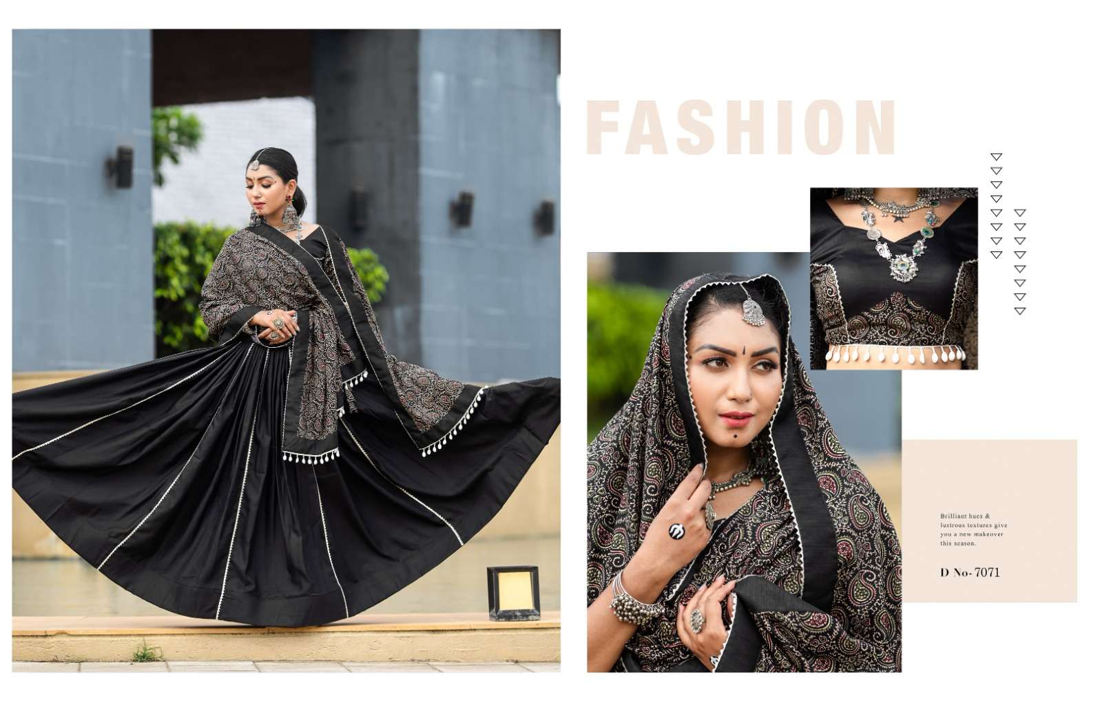 AAWIYA RAJWADI VOL 10 COTTON DESIGNER NAVRATRI WEAR CHANIYA CHOLI