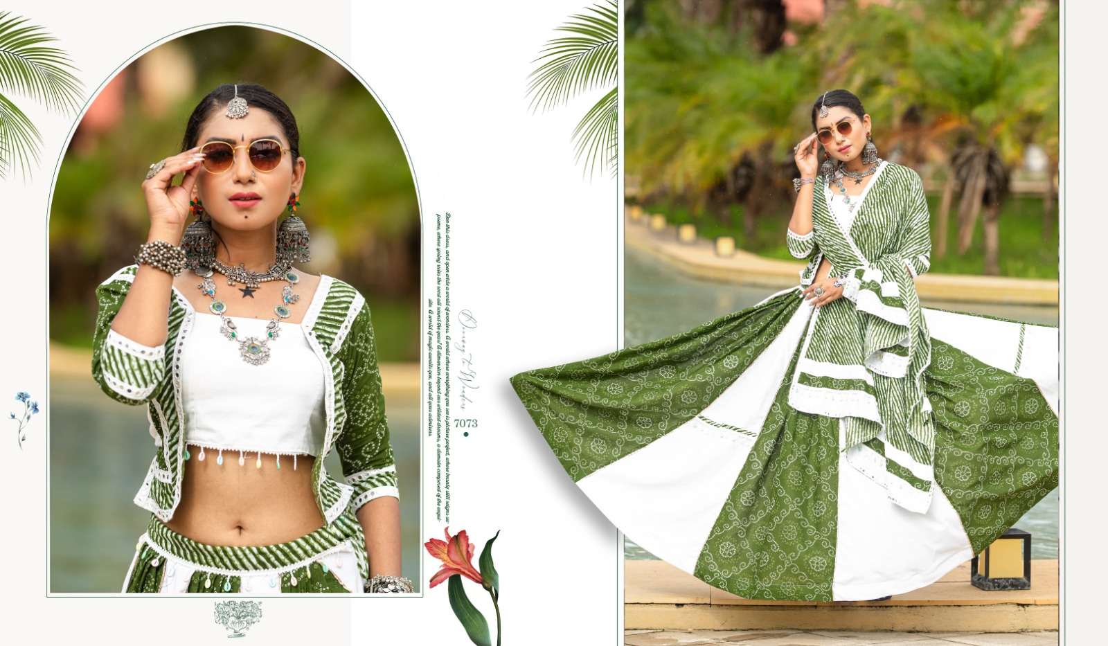 AAWIYA RAJWADI VOL 10 COTTON DESIGNER NAVRATRI WEAR CHANIYA CHOLI