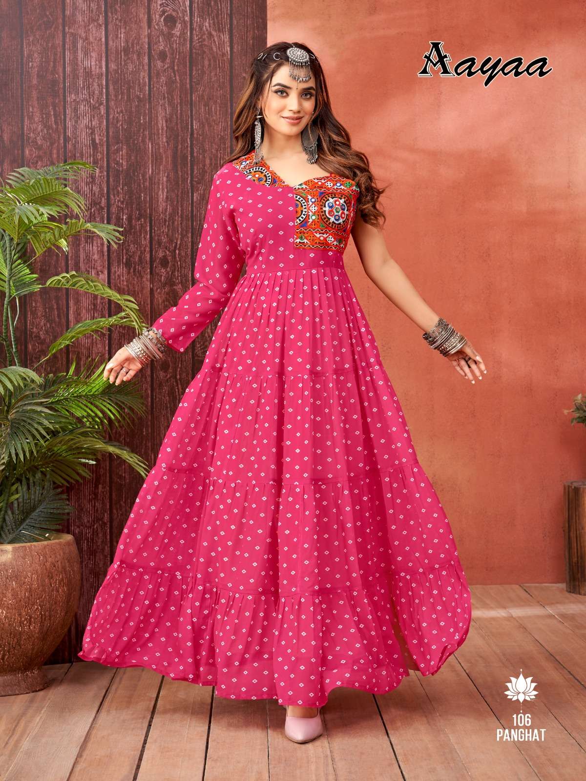 AAYAA PANGHAT VOL 1 FANCY DESIGNER NAVRATRI WEAR GOWN 