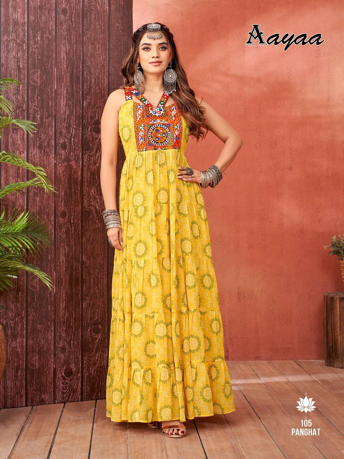 AAYAA PANGHAT VOL 1 FANCY DESIGNER NAVRATRI WEAR GOWN 