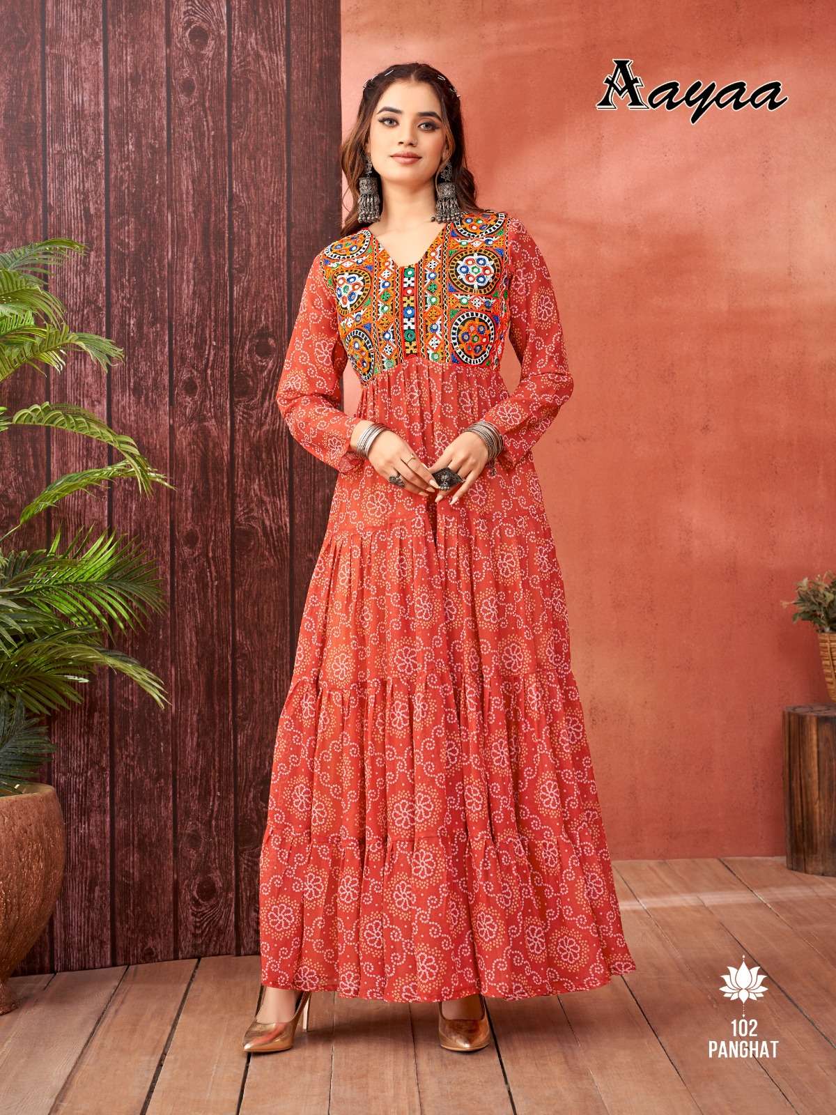 AAYAA PANGHAT VOL 1 FANCY DESIGNER NAVRATRI WEAR GOWN 