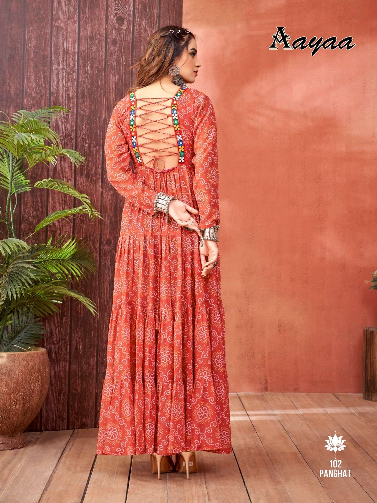 AAYAA PANGHAT VOL 1 FANCY DESIGNER NAVRATRI WEAR GOWN 