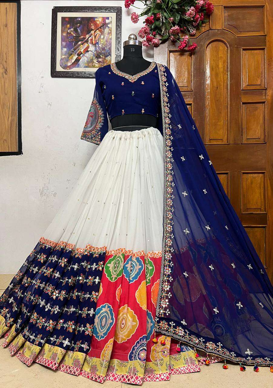 ALC 075 NAVRATRI DESIGNER MIRROR WORK LAHENGA CHOLI