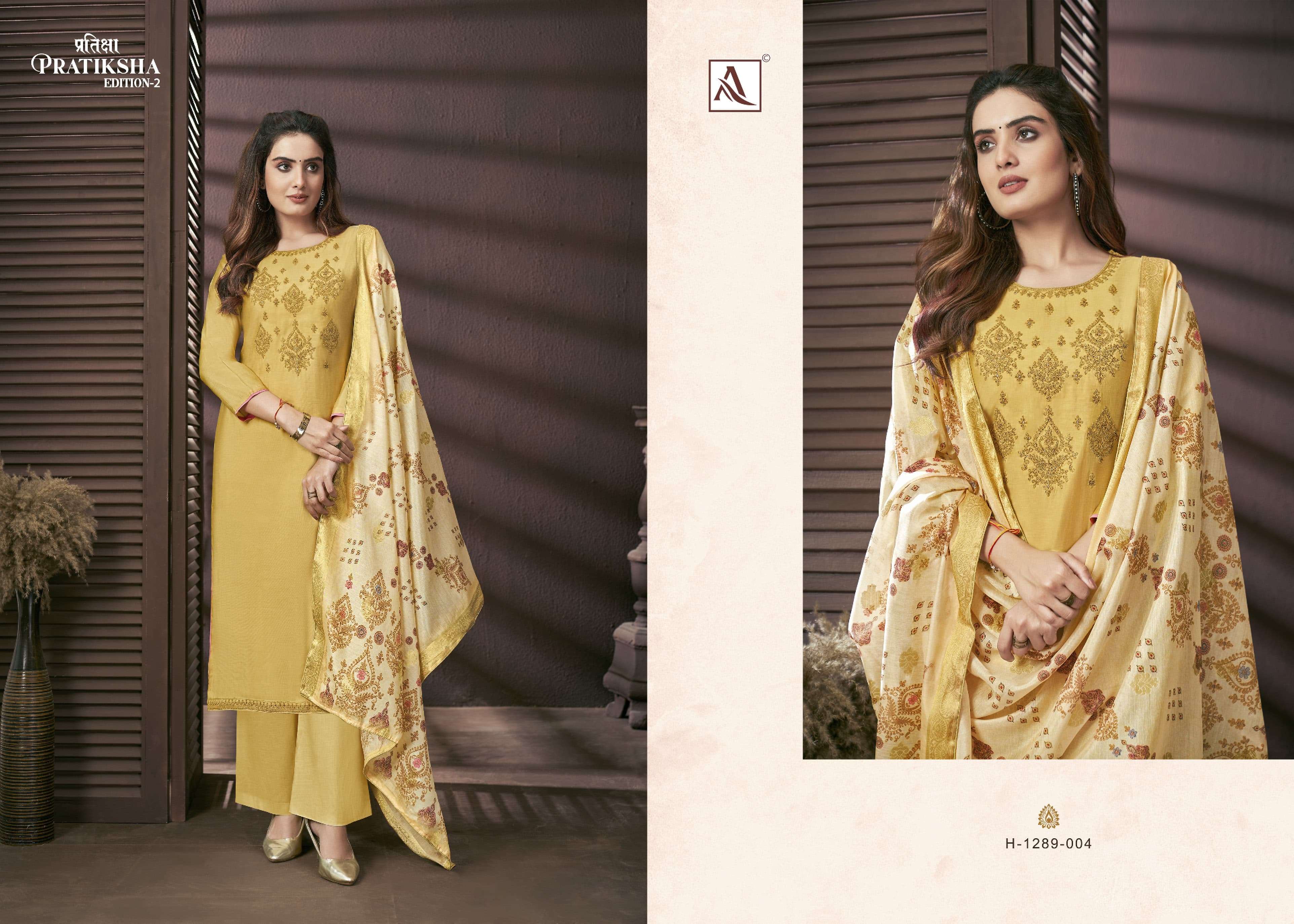 ALOK SUITS PRATIKSHA EDITION VOL 2 VISCOSE FANCY WORK SUIT