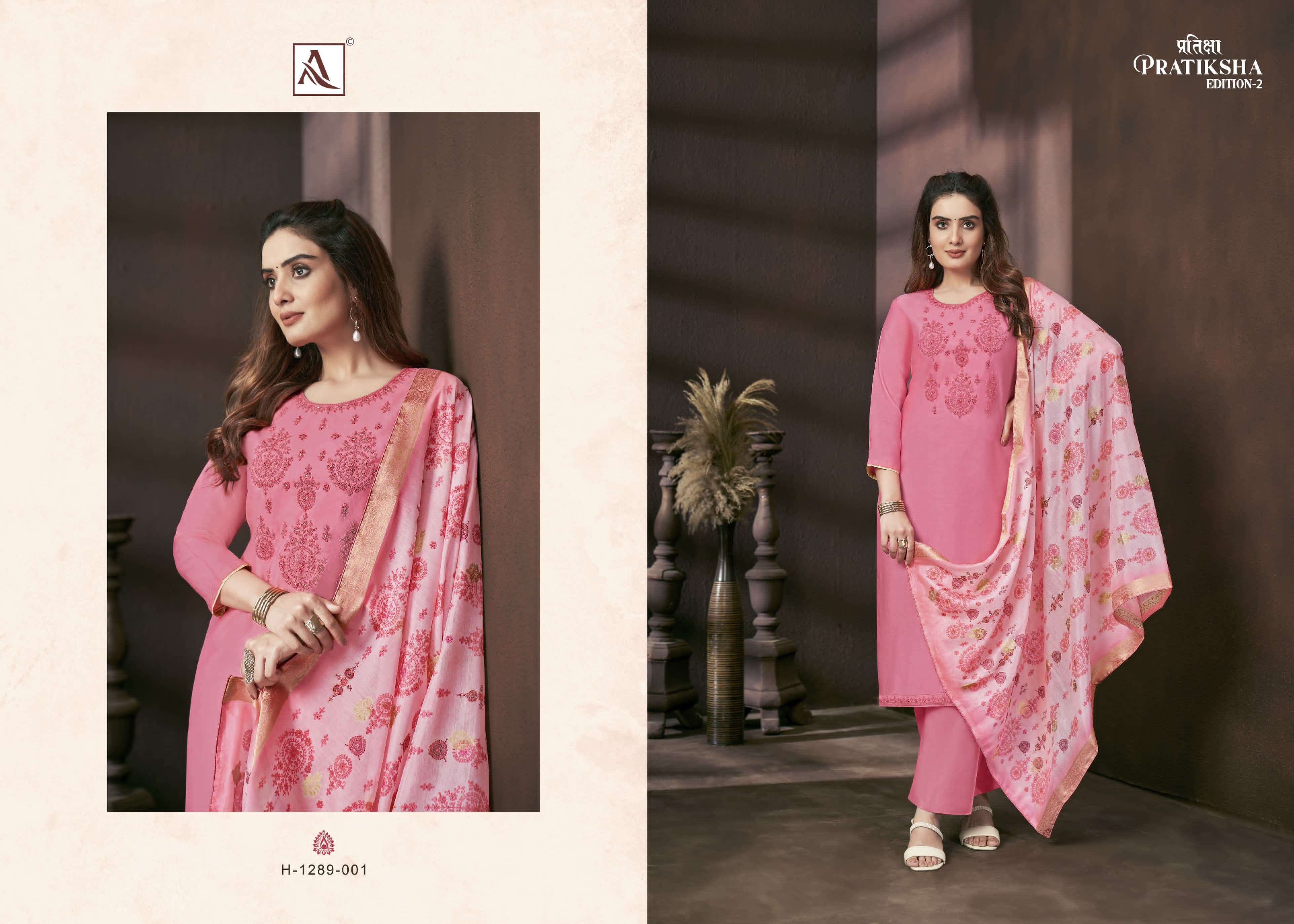 ALOK SUITS PRATIKSHA EDITION VOL 2 VISCOSE FANCY WORK SUIT