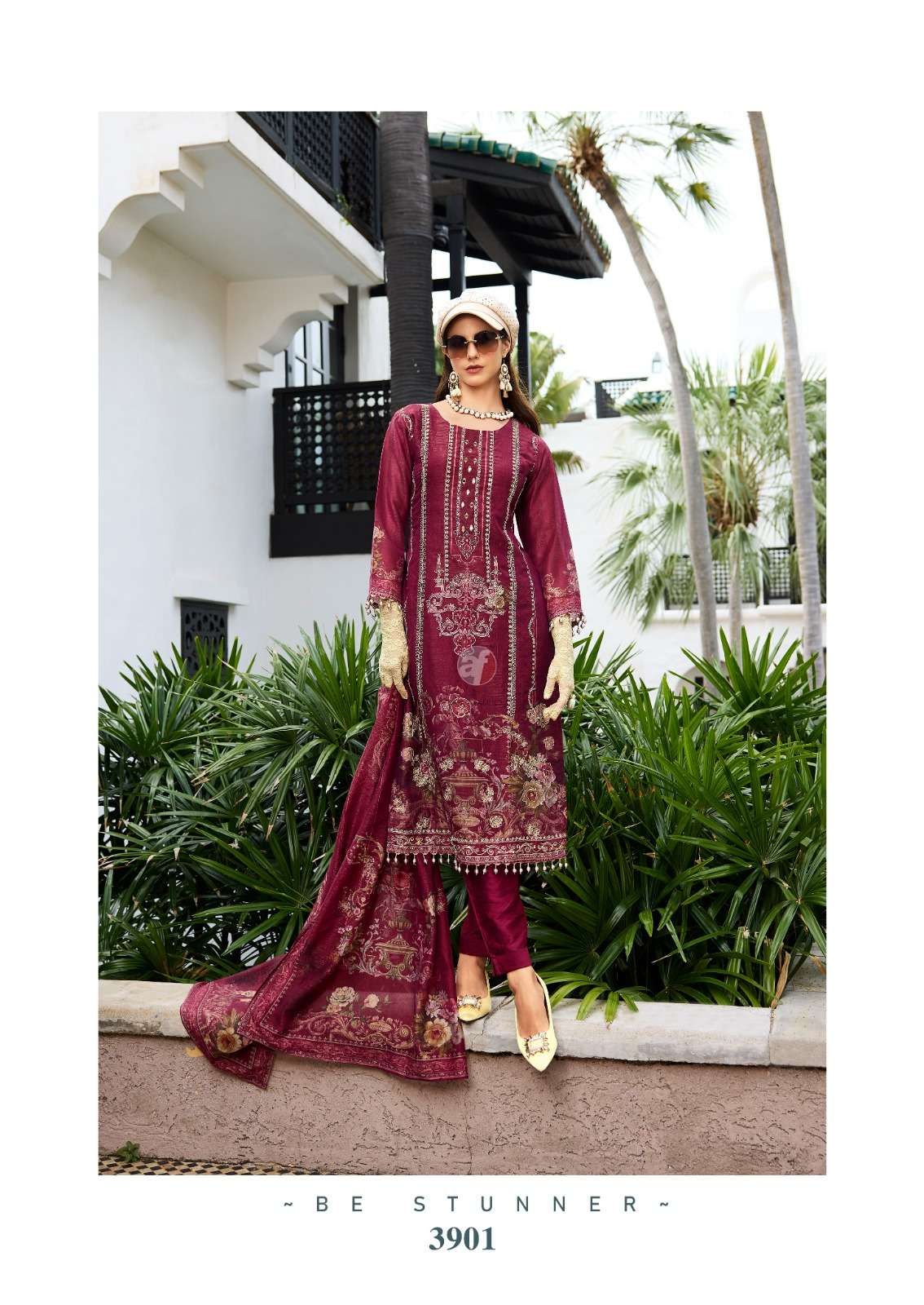 ANJU FABRICS INAYAT FANCY DESIGNER LADIES SUIT
