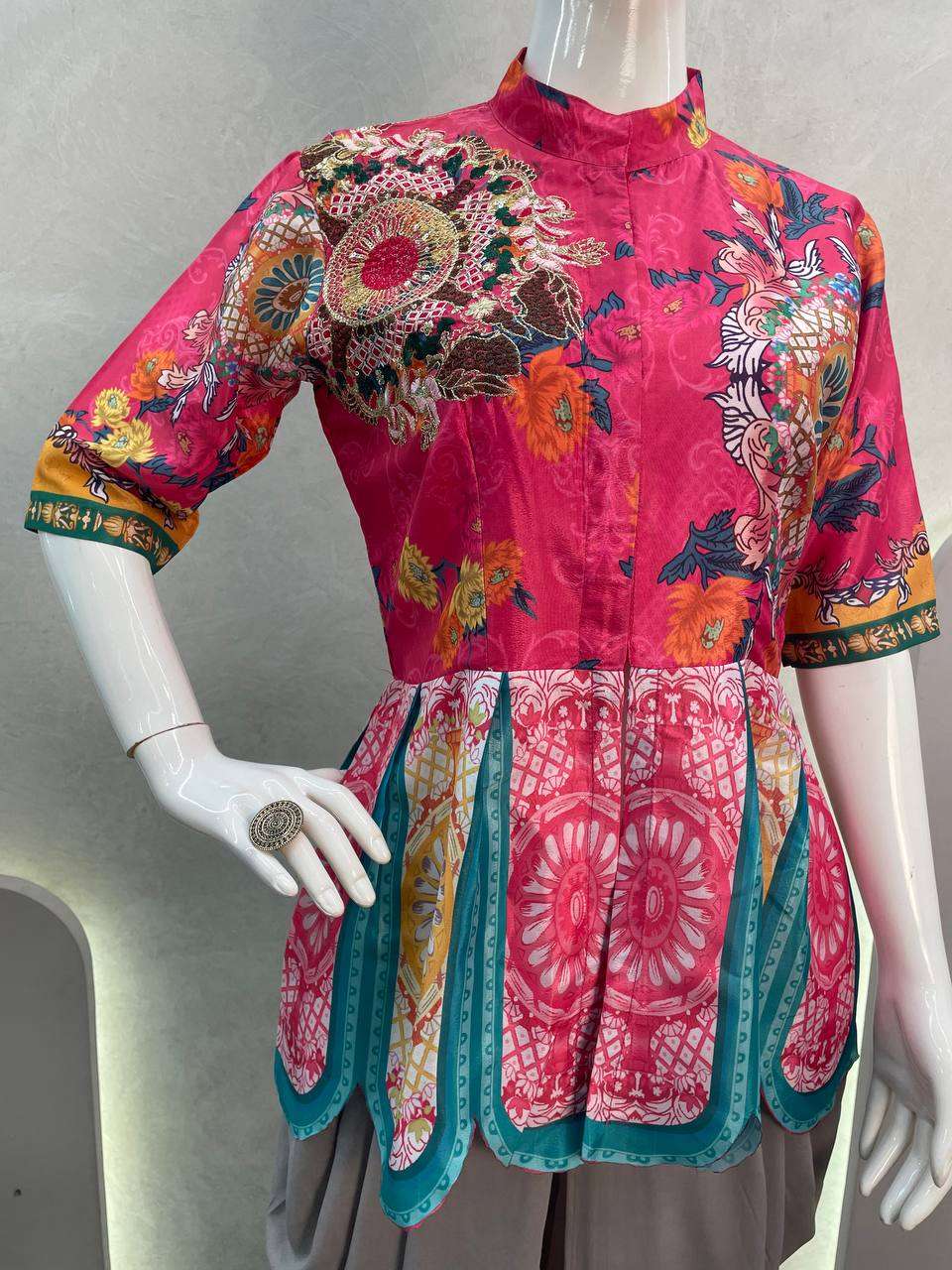 BE 272 KURTI DHOTI