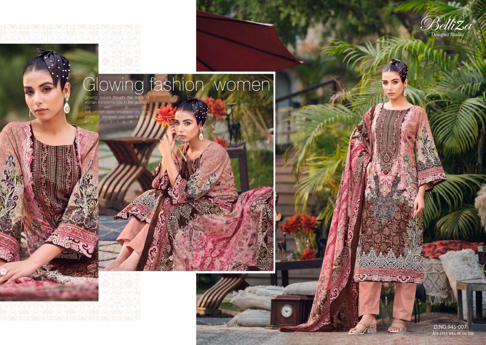 BELLIZA DESIGNER STUDIO NAIRA VOL 64 COTTON DIGITAL PRINT SUIT