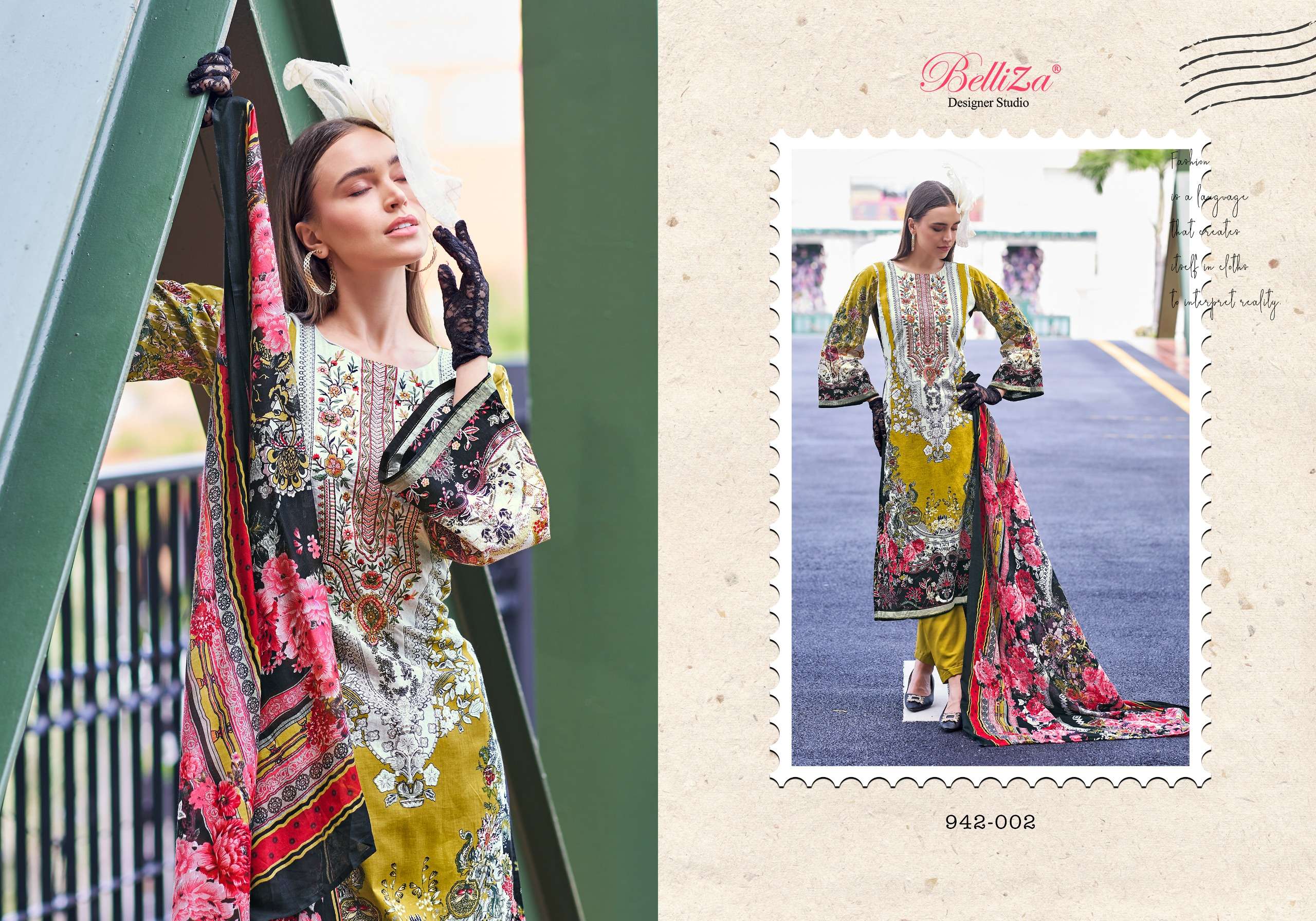 BELLIZA DESIGNER STUDIO NAIRA VOL 65 COTTON DIGITAL PRINT SUIT