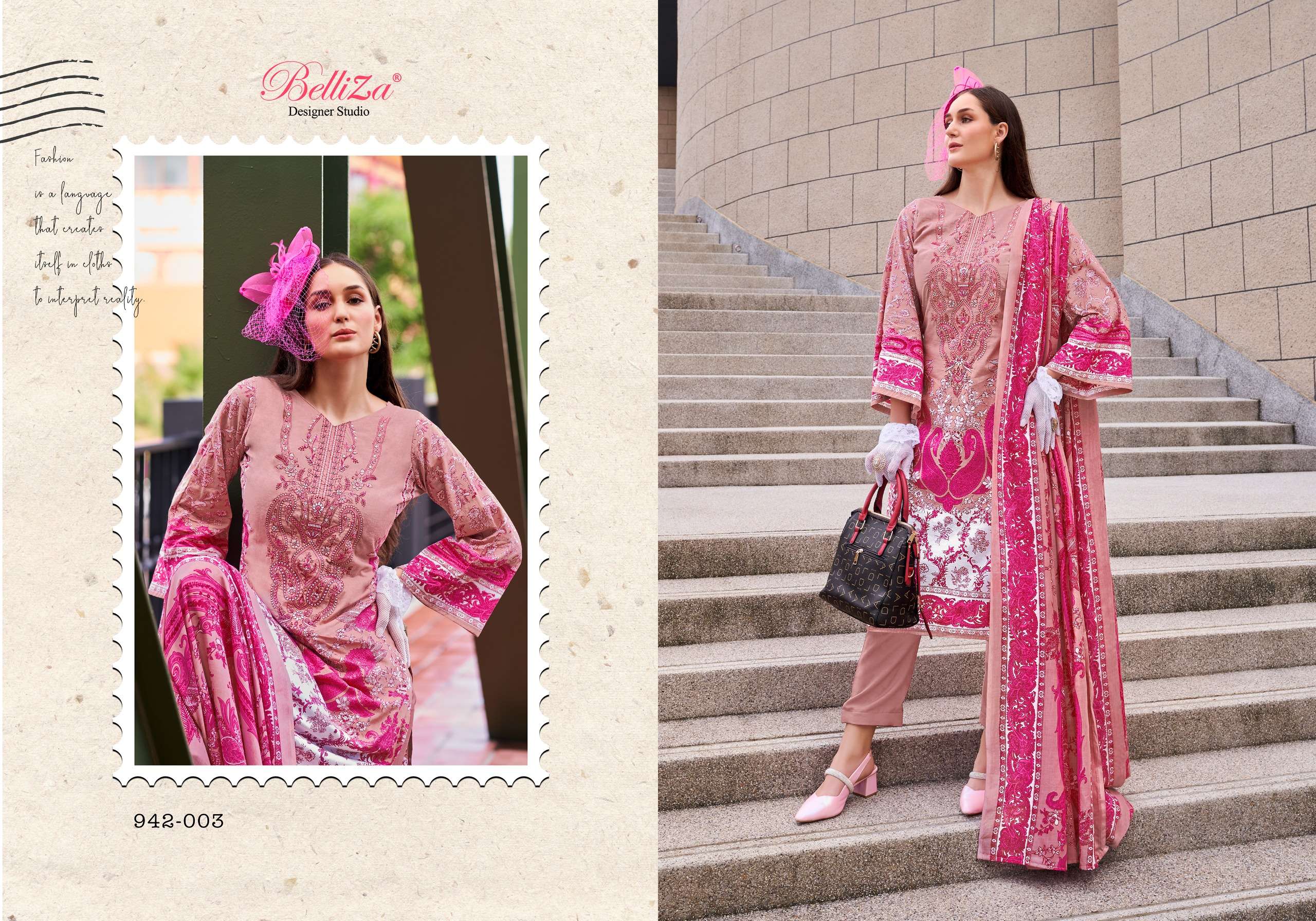BELLIZA DESIGNER STUDIO NAIRA VOL 65 COTTON DIGITAL PRINT SUIT