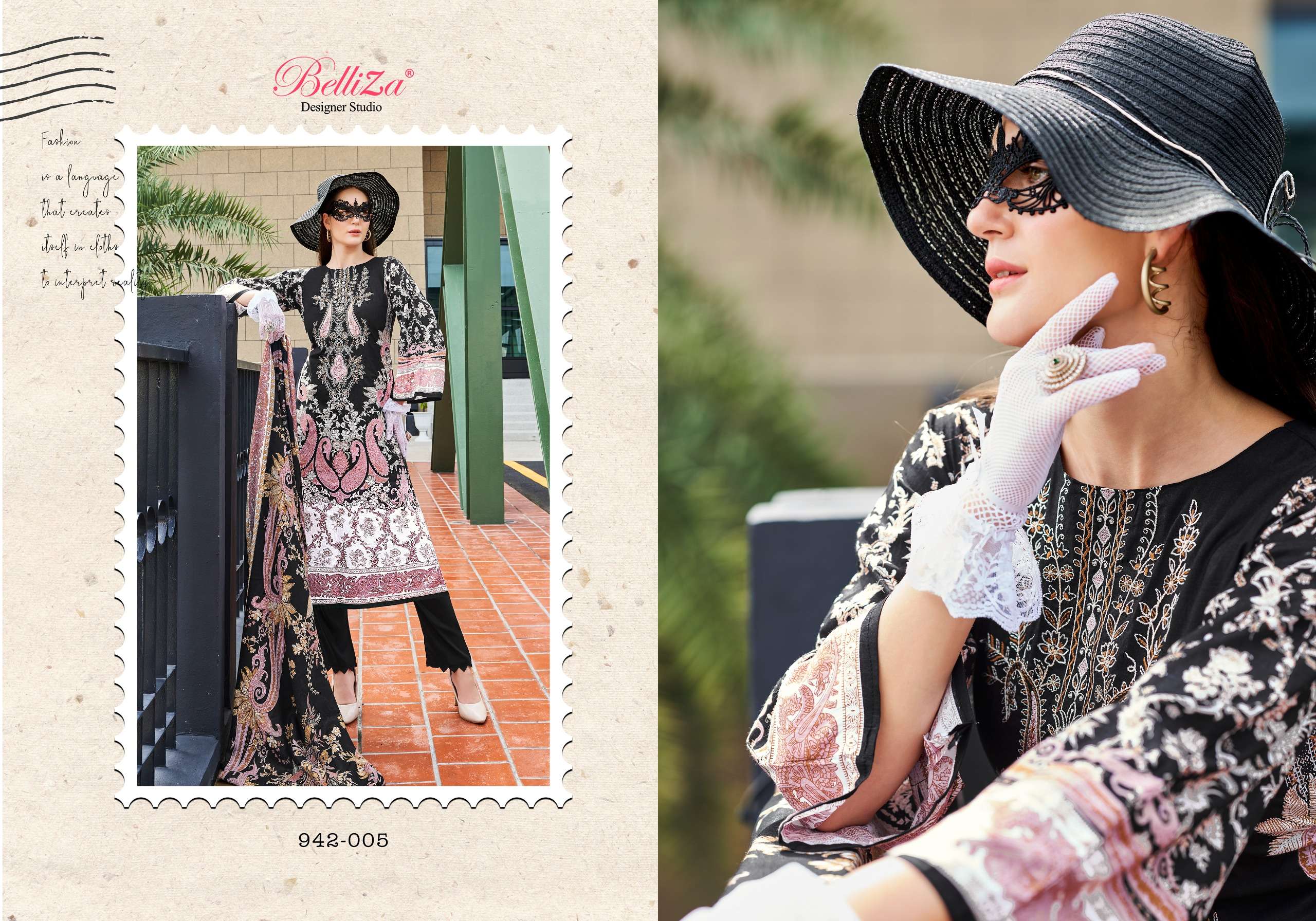 BELLIZA DESIGNER STUDIO NAIRA VOL 65 COTTON DIGITAL PRINT SUIT