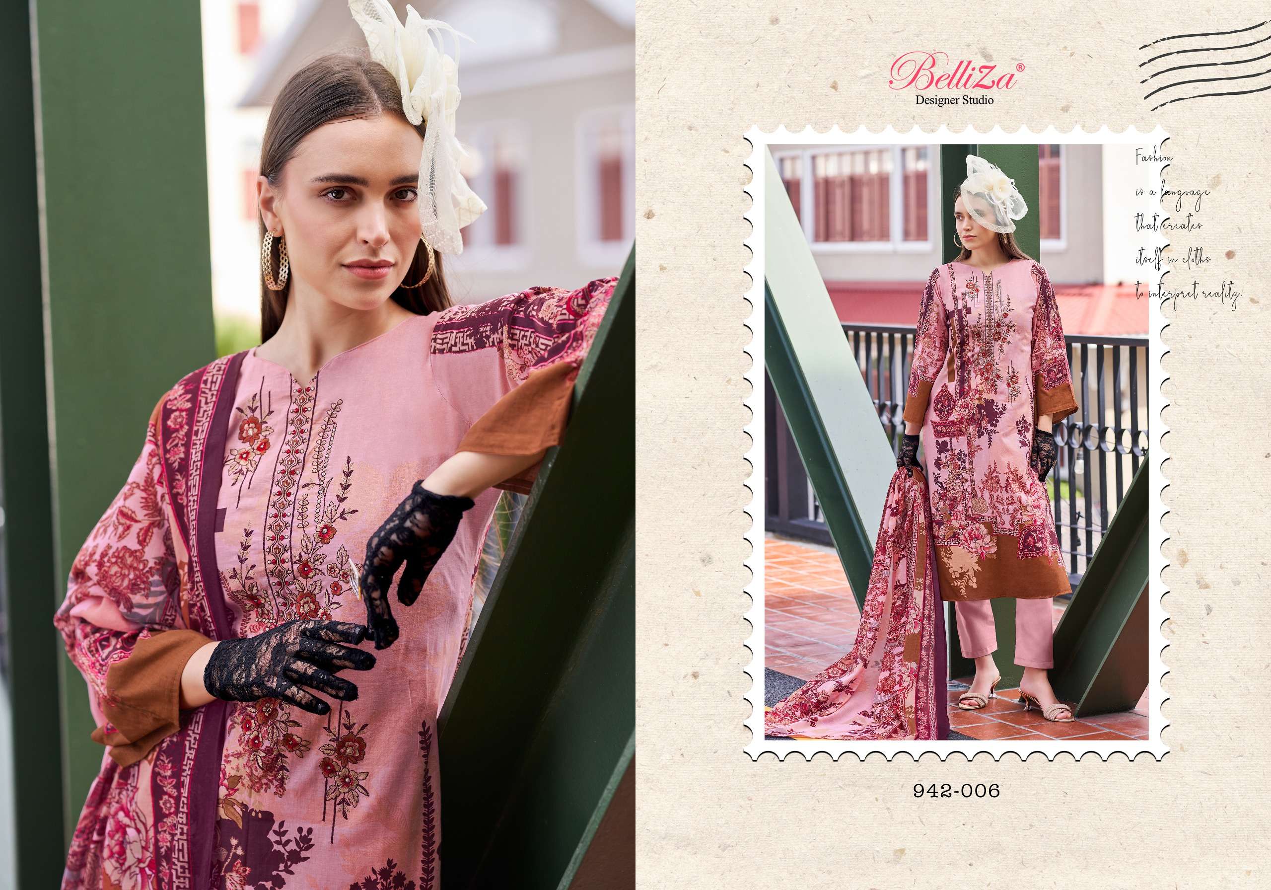 BELLIZA DESIGNER STUDIO NAIRA VOL 65 COTTON DIGITAL PRINT SUIT