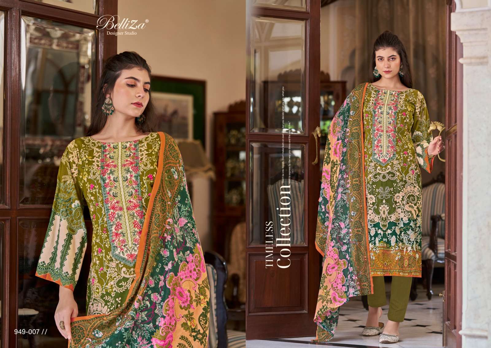 BELLIZA DESIGNER STUDIO NAIRA VOL 67 COTTON DIGITAL PRINT SUIT