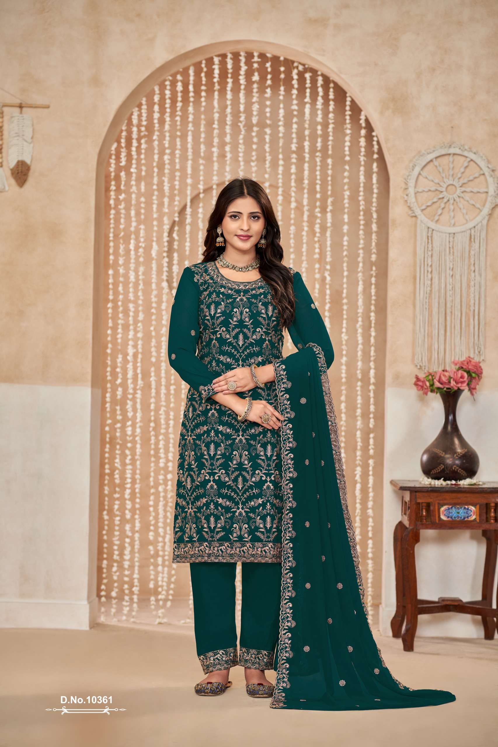DANI CREATION ANJUBAA VOL 36 GEORGETTE DESIGNER PARTY WEAR SUIT