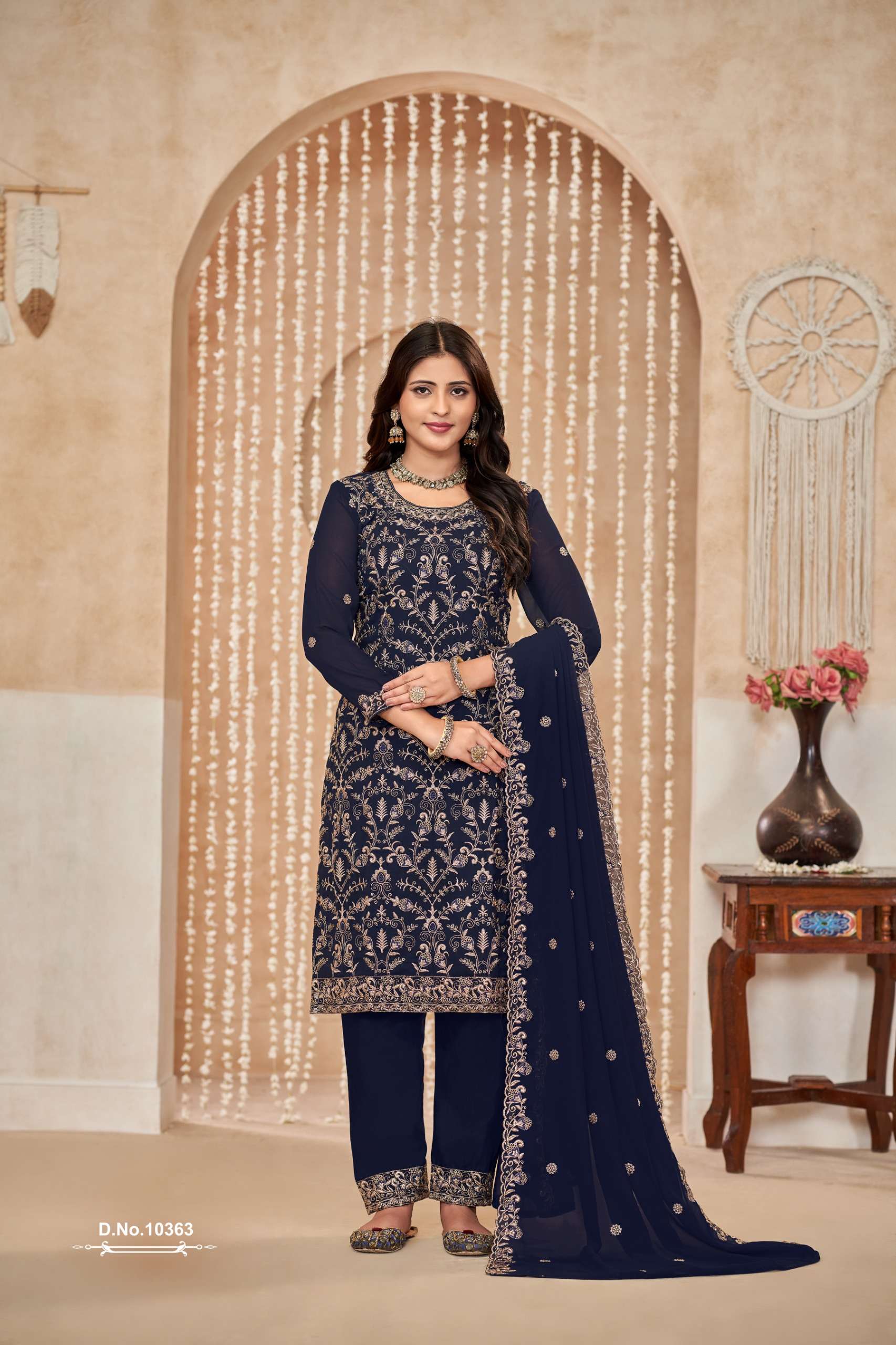 DANI CREATION ANJUBAA VOL 36 GEORGETTE DESIGNER PARTY WEAR SUIT