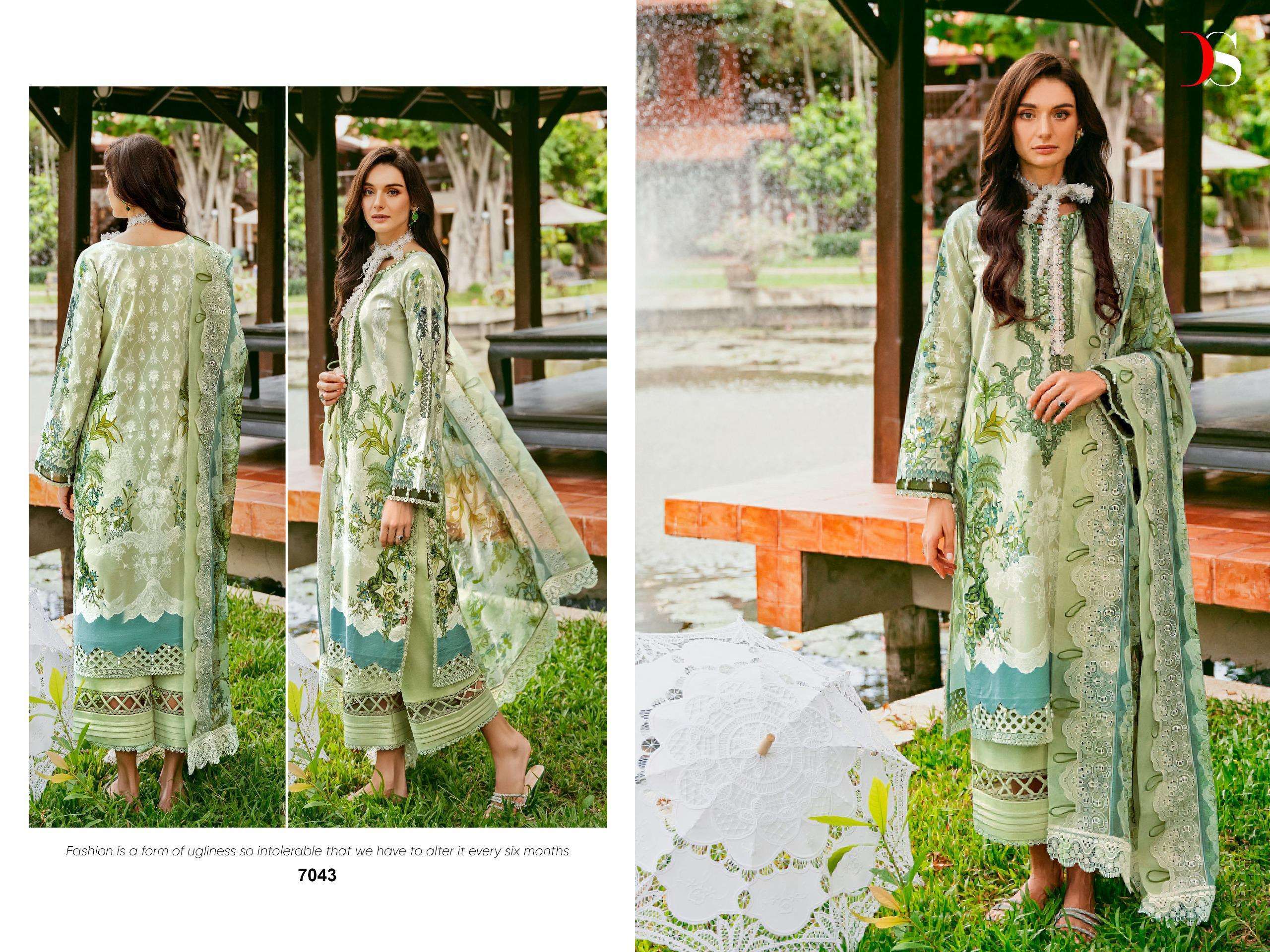 DEEPSY SUITS JADE NEEDLE WONDER VOL 24 COTTON SALWAR KAMEEZ 