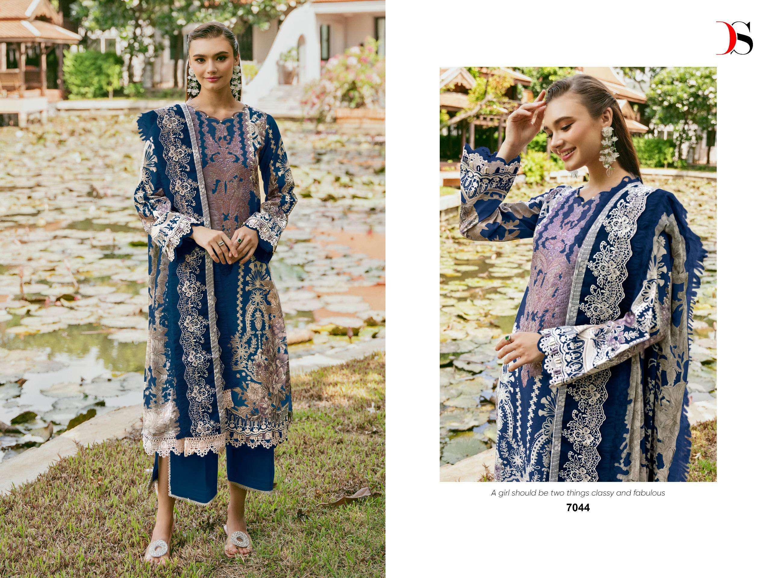 DEEPSY SUITS JADE NEEDLE WONDER VOL 24 COTTON SALWAR KAMEEZ 
