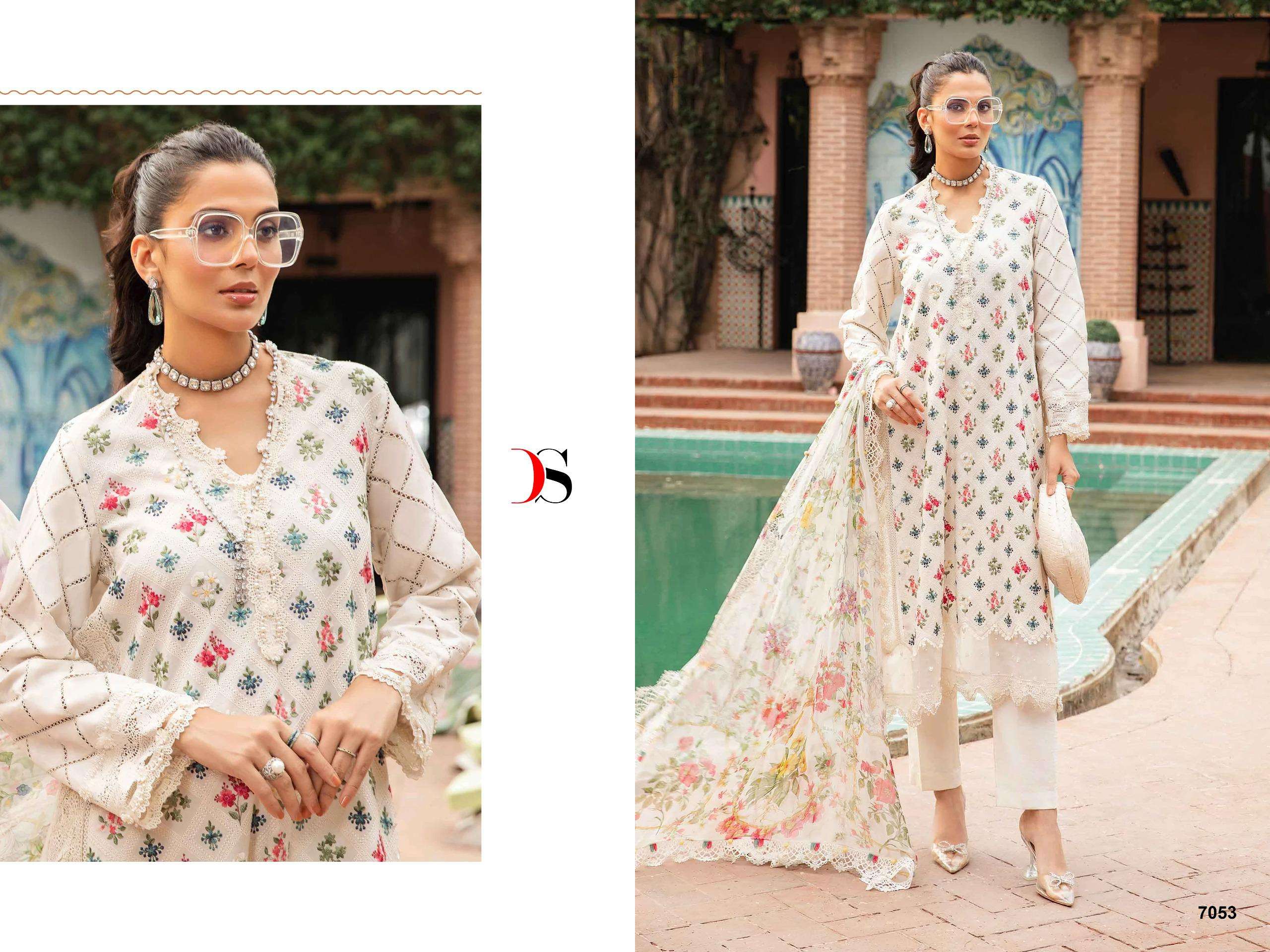DEEPSY SUITS MARIA B M PRINTS 24 VOL 3 COTTON SALWAR KAMEEZ 