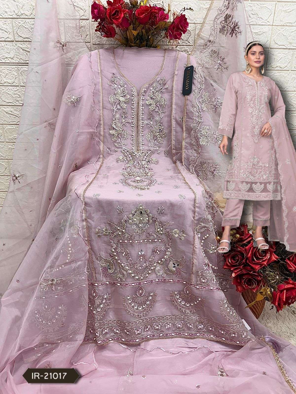 FEPIC iRAADAY IR 2101 ORGANZA EMBROIDERED READY MADE SUIT
